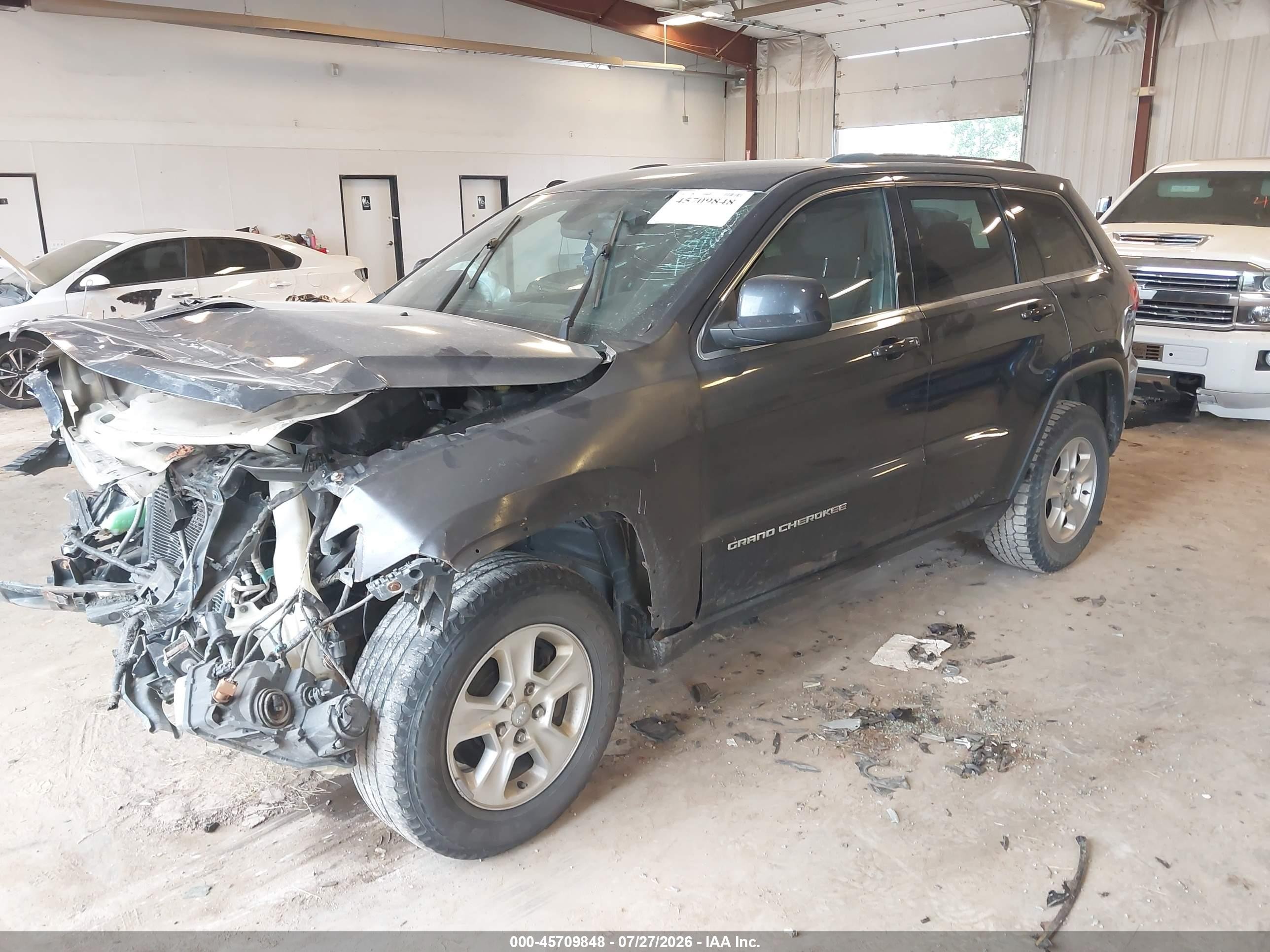 2014 Jeep Grand Cherokee Laredo Black vin: 1C4RJFAG1EC209028
