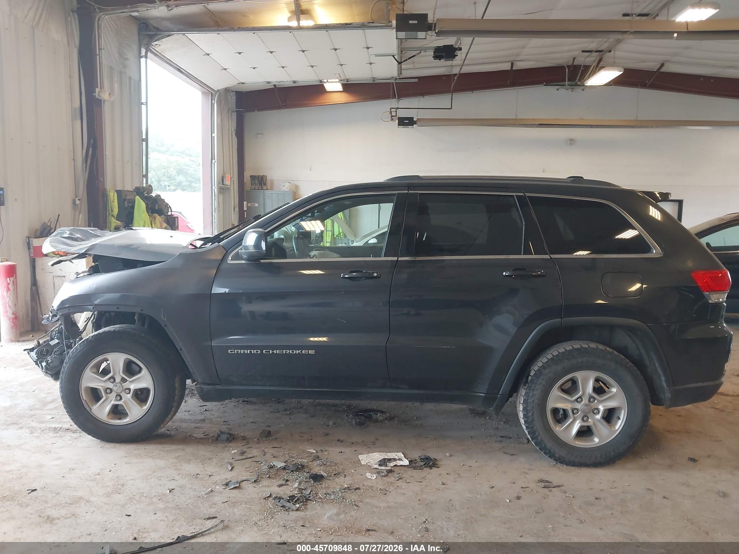2014 Jeep Grand Cherokee Laredo Black vin: 1C4RJFAG1EC209028