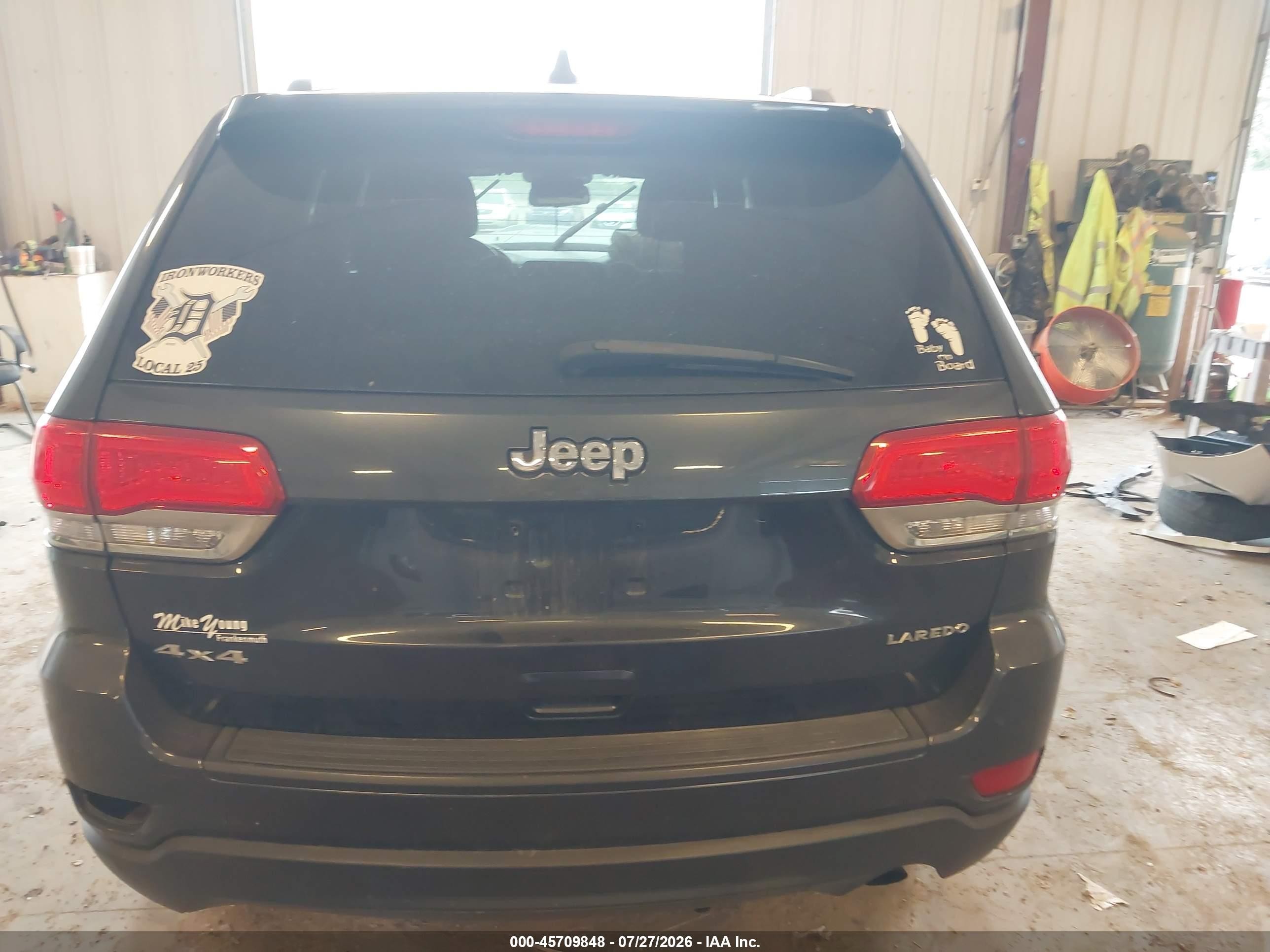 2014 Jeep Grand Cherokee Laredo Black vin: 1C4RJFAG1EC209028