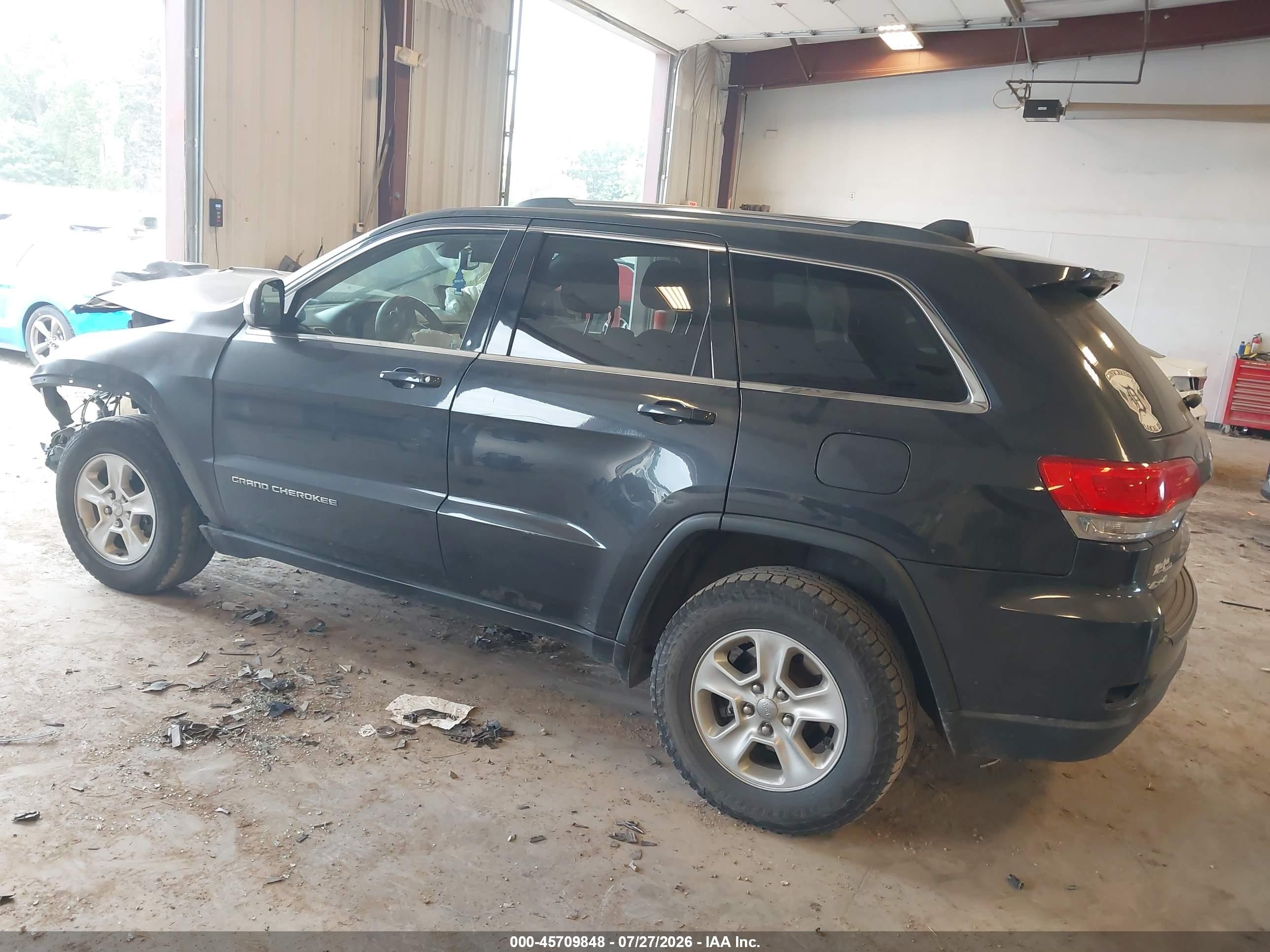 2014 Jeep Grand Cherokee Laredo Black vin: 1C4RJFAG1EC209028