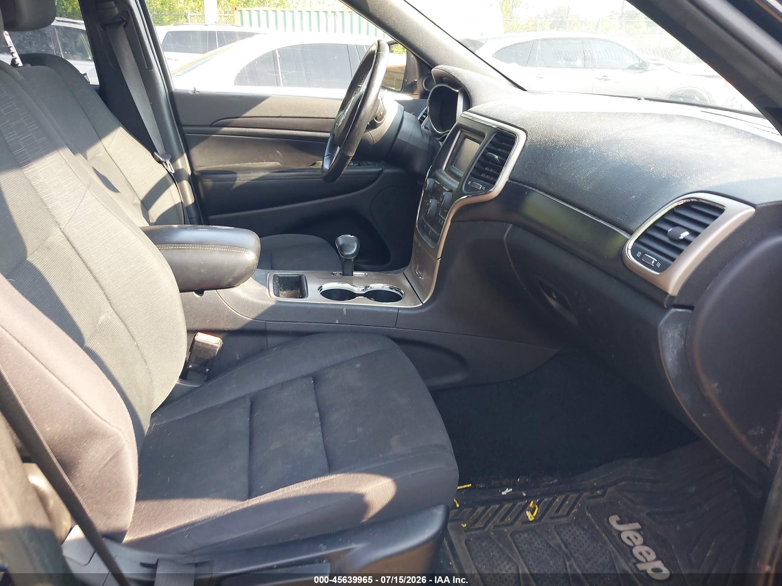 2014 Jeep Grand Cherokee Laredo Dark Blue vin: 1C4RJFAG1EC242241