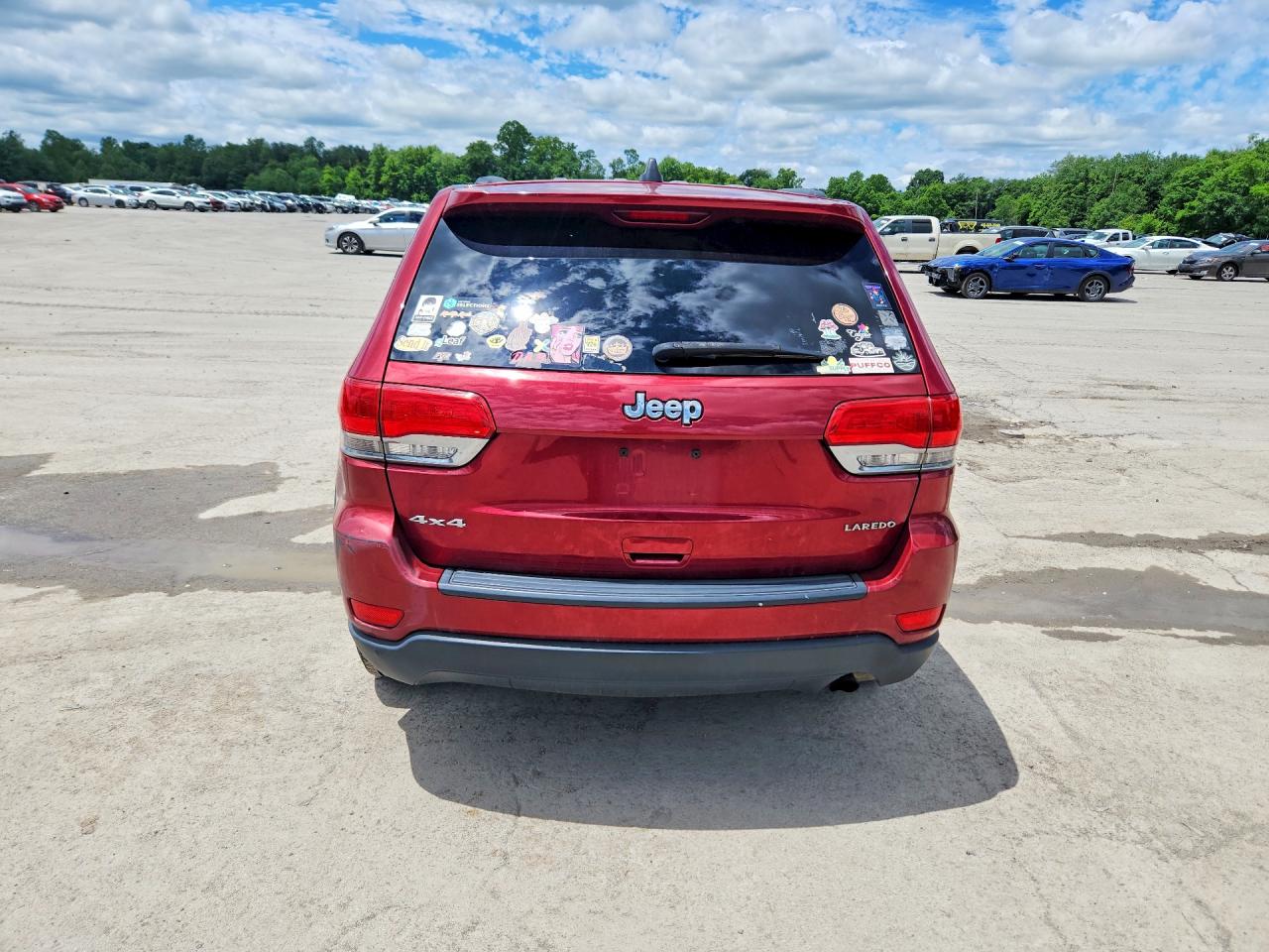 2014 Jeep Grand Cherokee Laredo Burgundy vin: 1C4RJFAG1EC326088