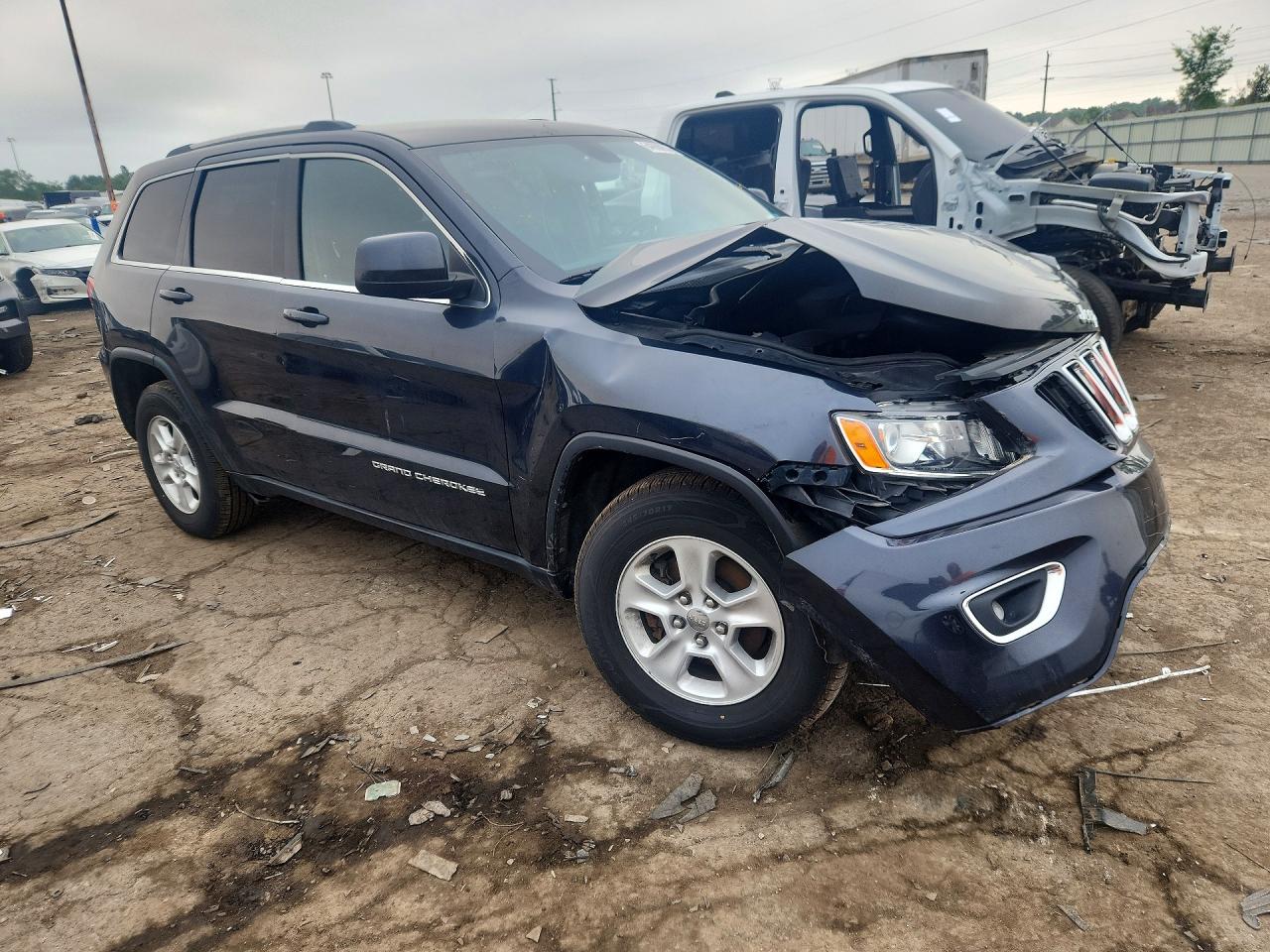 2014 Jeep Grand Cherokee Laredo Blue vin: 1C4RJFAG1EC371676