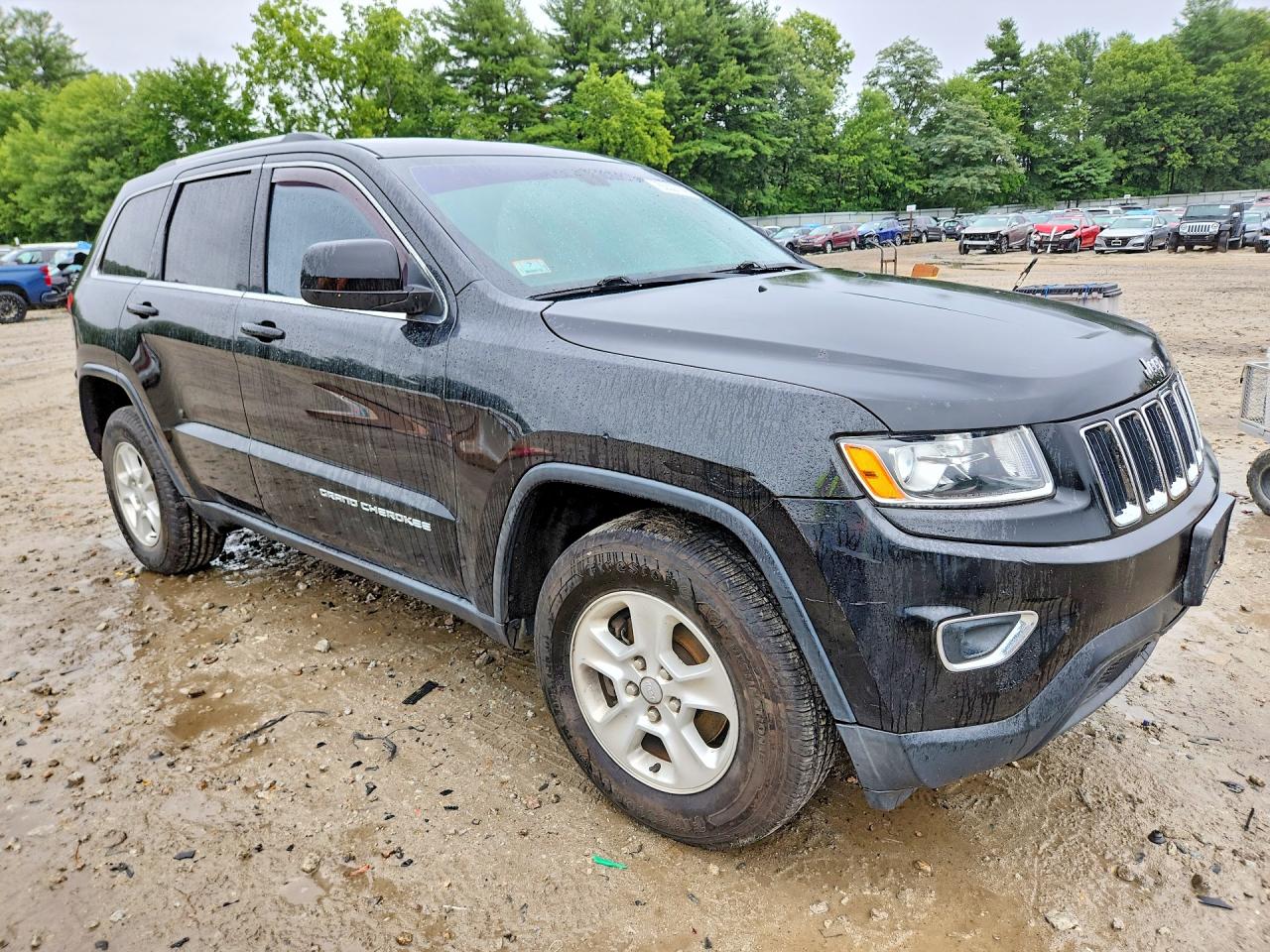 2014 Jeep Grand Cherokee Laredo Black vin: 1C4RJFAG1EC392365