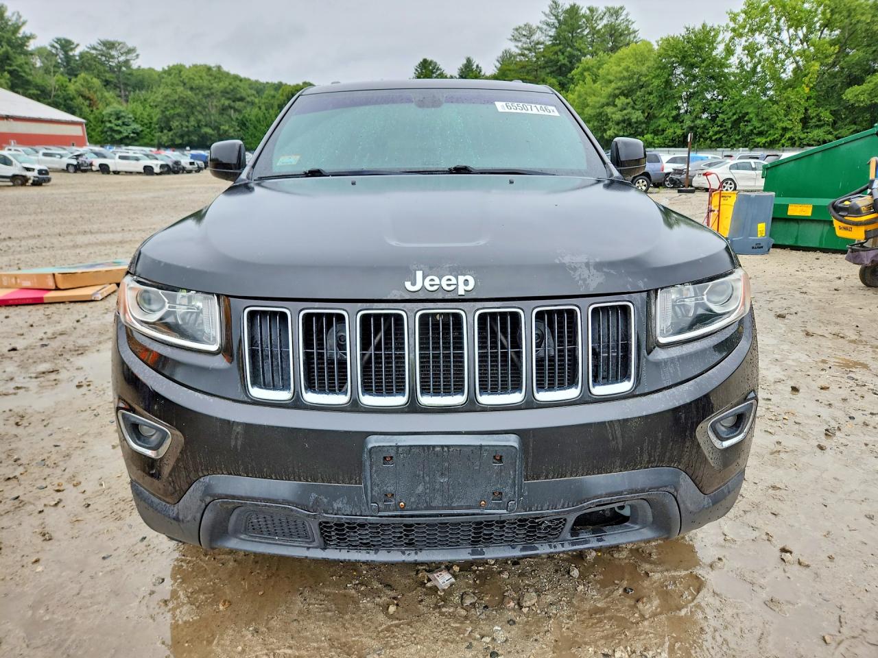 2014 Jeep Grand Cherokee Laredo Black vin: 1C4RJFAG1EC392365