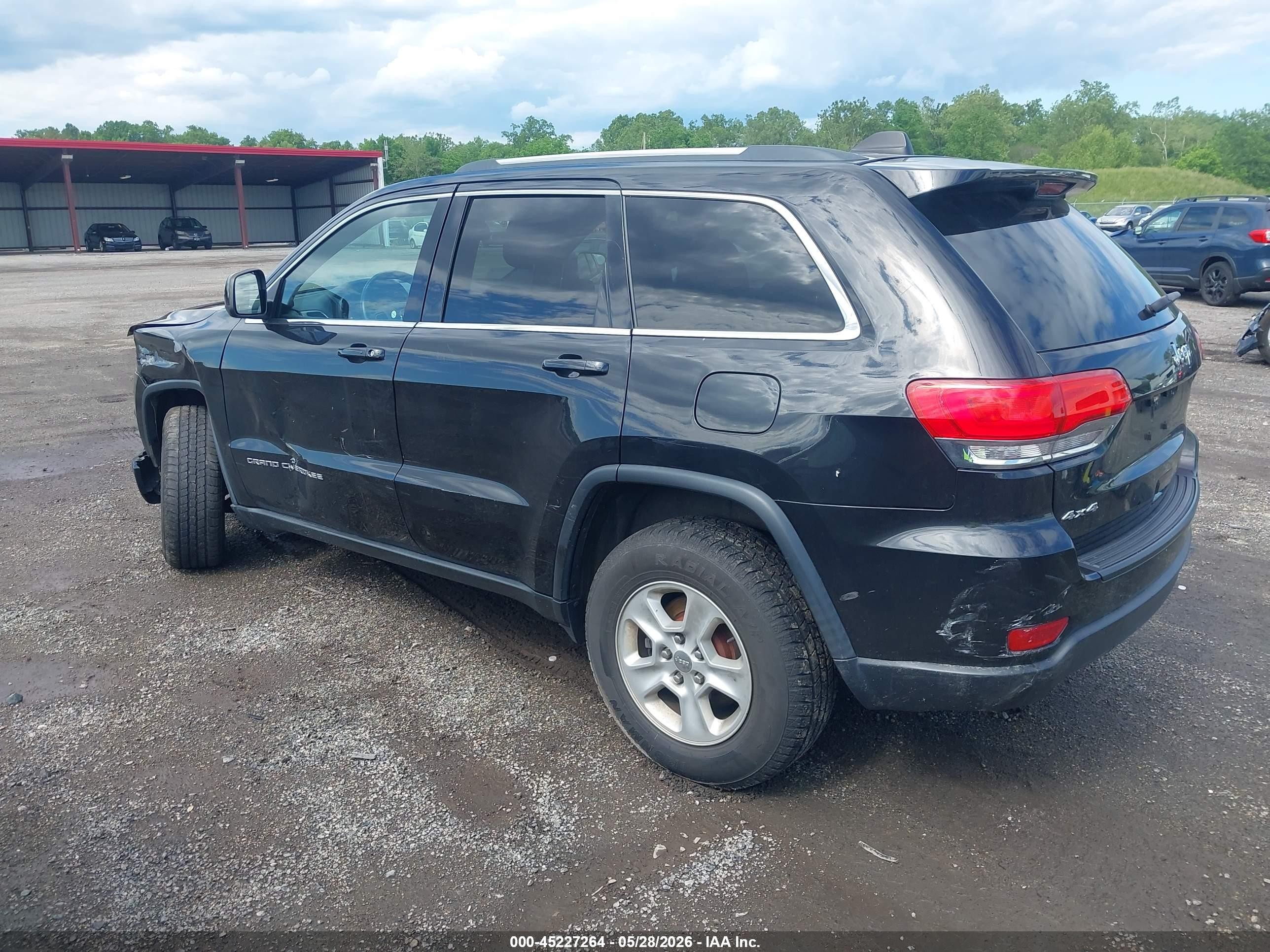 2014 Jeep Grand Cherokee Laredo Black vin: 1C4RJFAG1EC407916