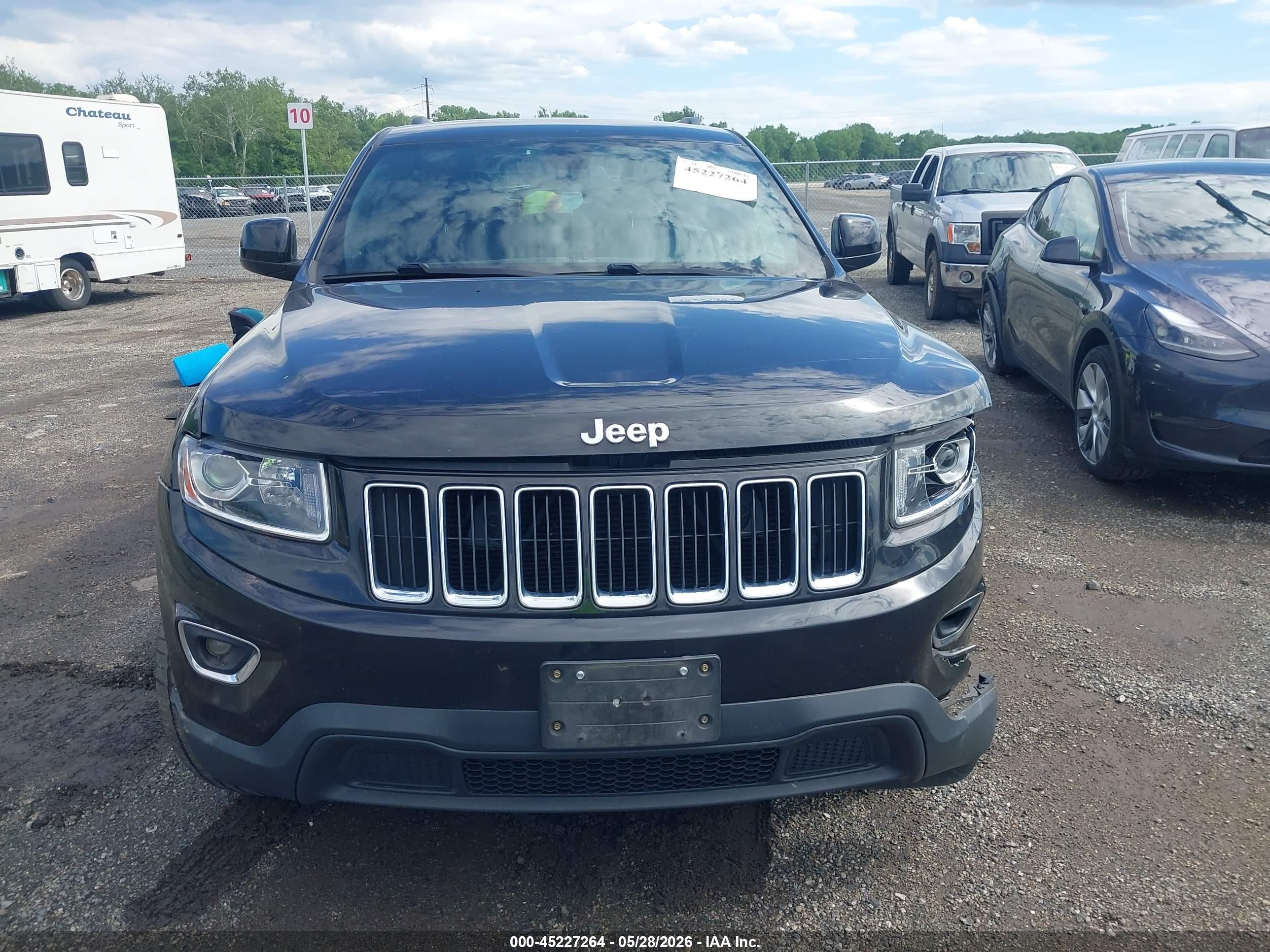 2014 Jeep Grand Cherokee Laredo Black vin: 1C4RJFAG1EC407916