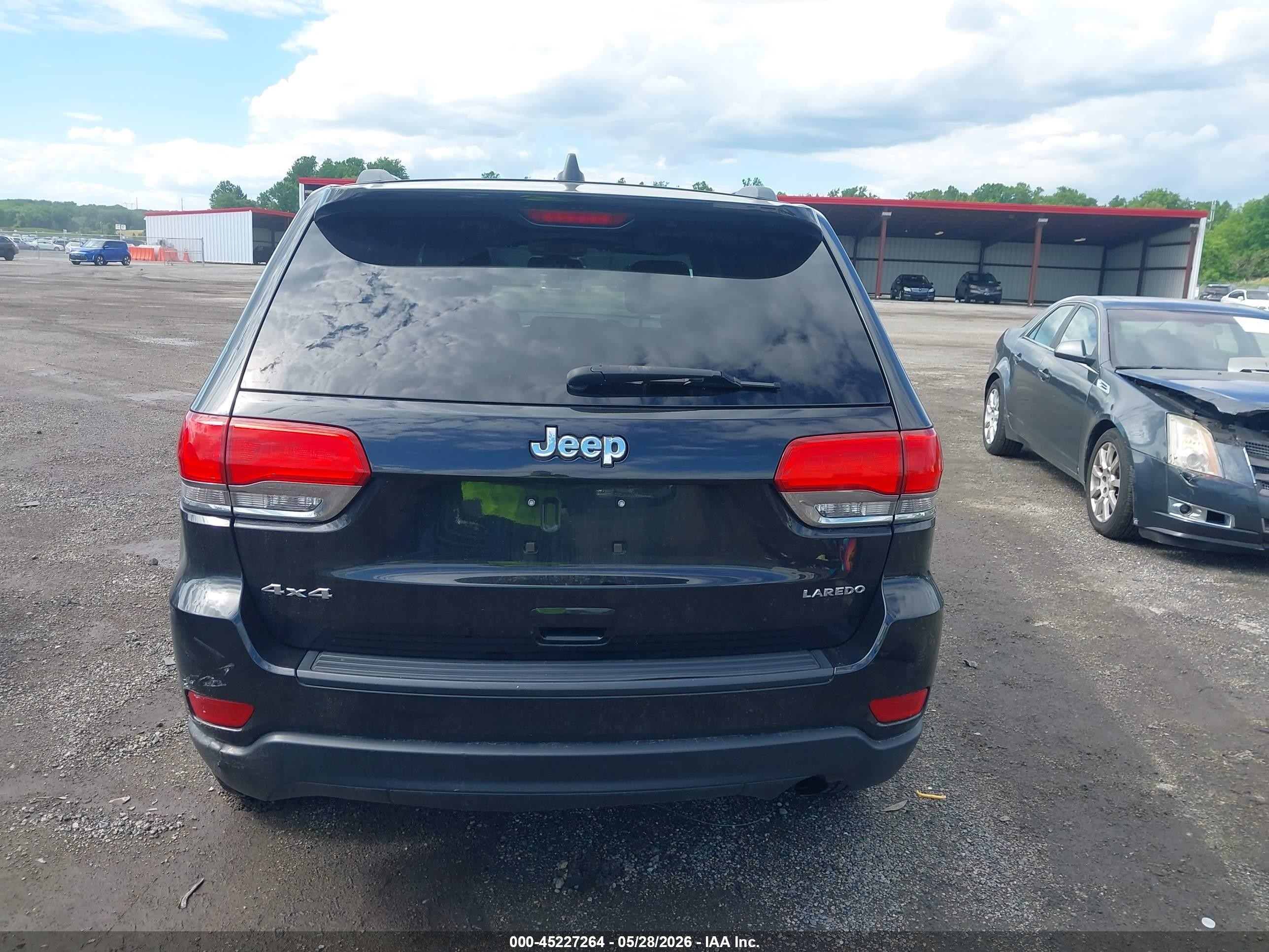 2014 Jeep Grand Cherokee Laredo Black vin: 1C4RJFAG1EC407916