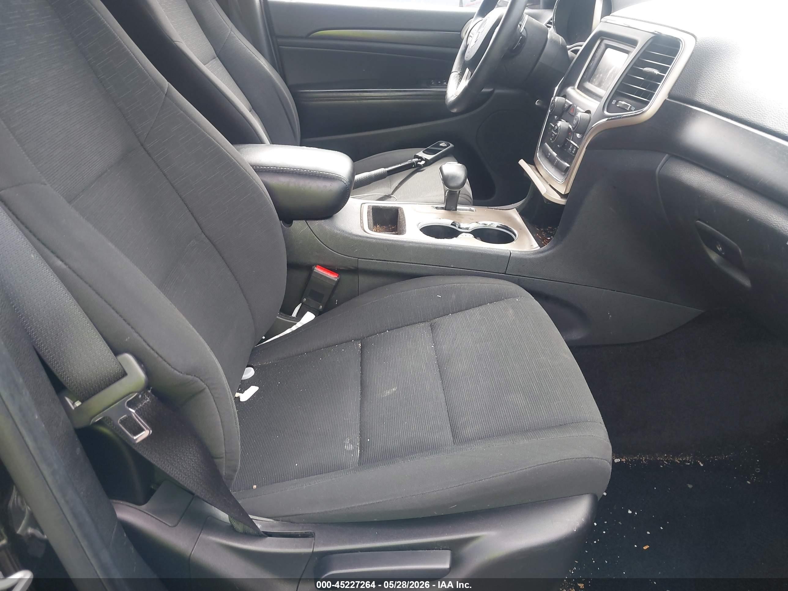 2014 Jeep Grand Cherokee Laredo Black vin: 1C4RJFAG1EC407916