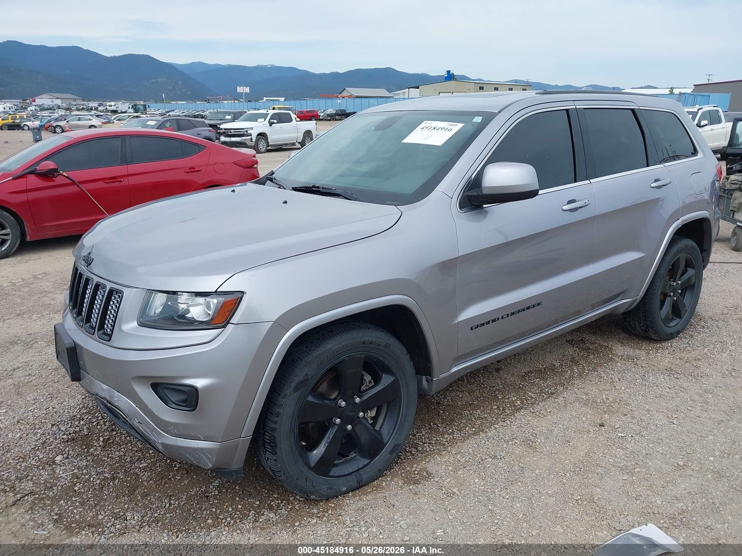 2014 Jeep Grand Cherokee Altitude Silver vin: 1C4RJFAG1EC478856