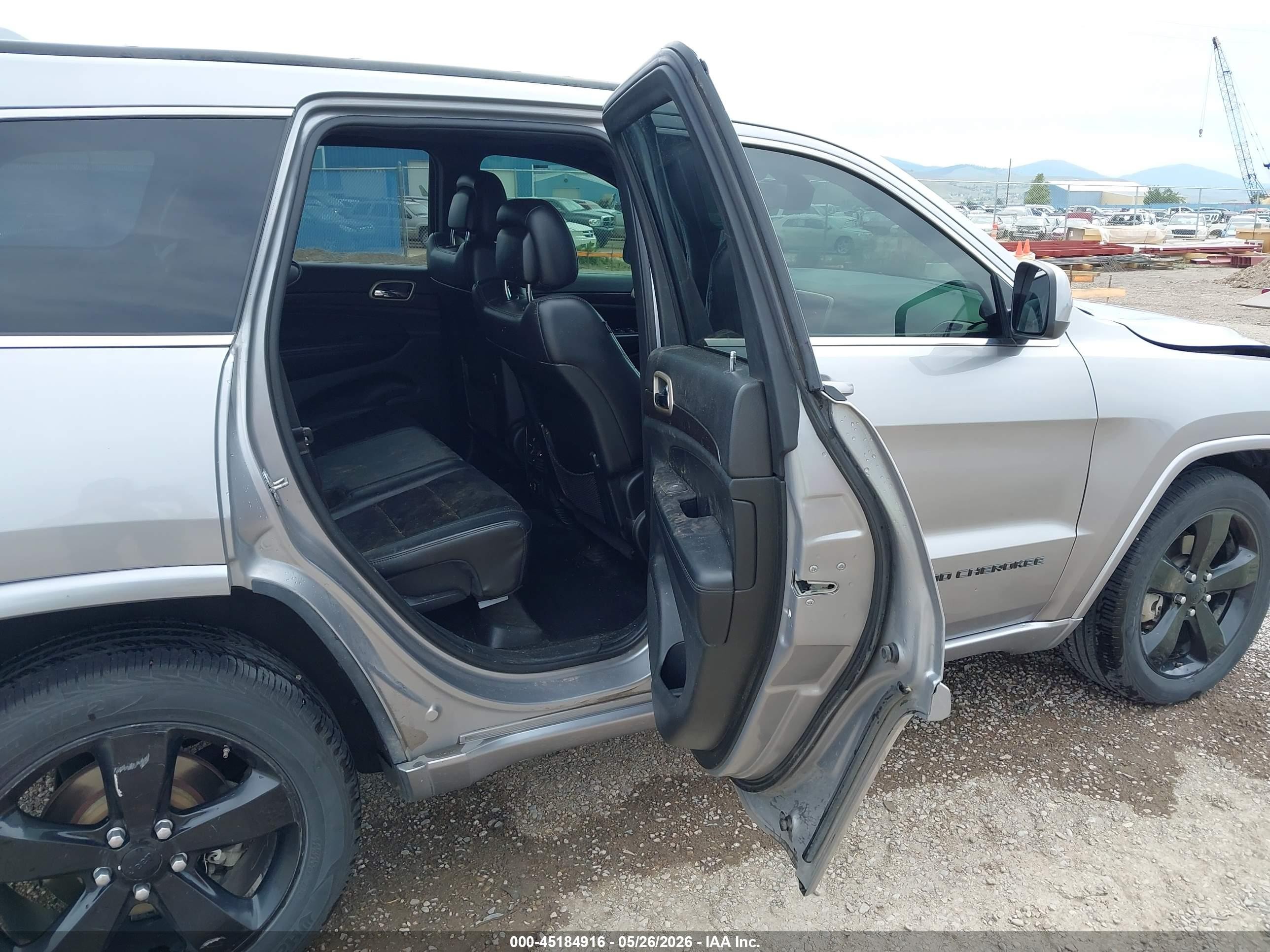 2014 Jeep Grand Cherokee Altitude Silver vin: 1C4RJFAG1EC478856