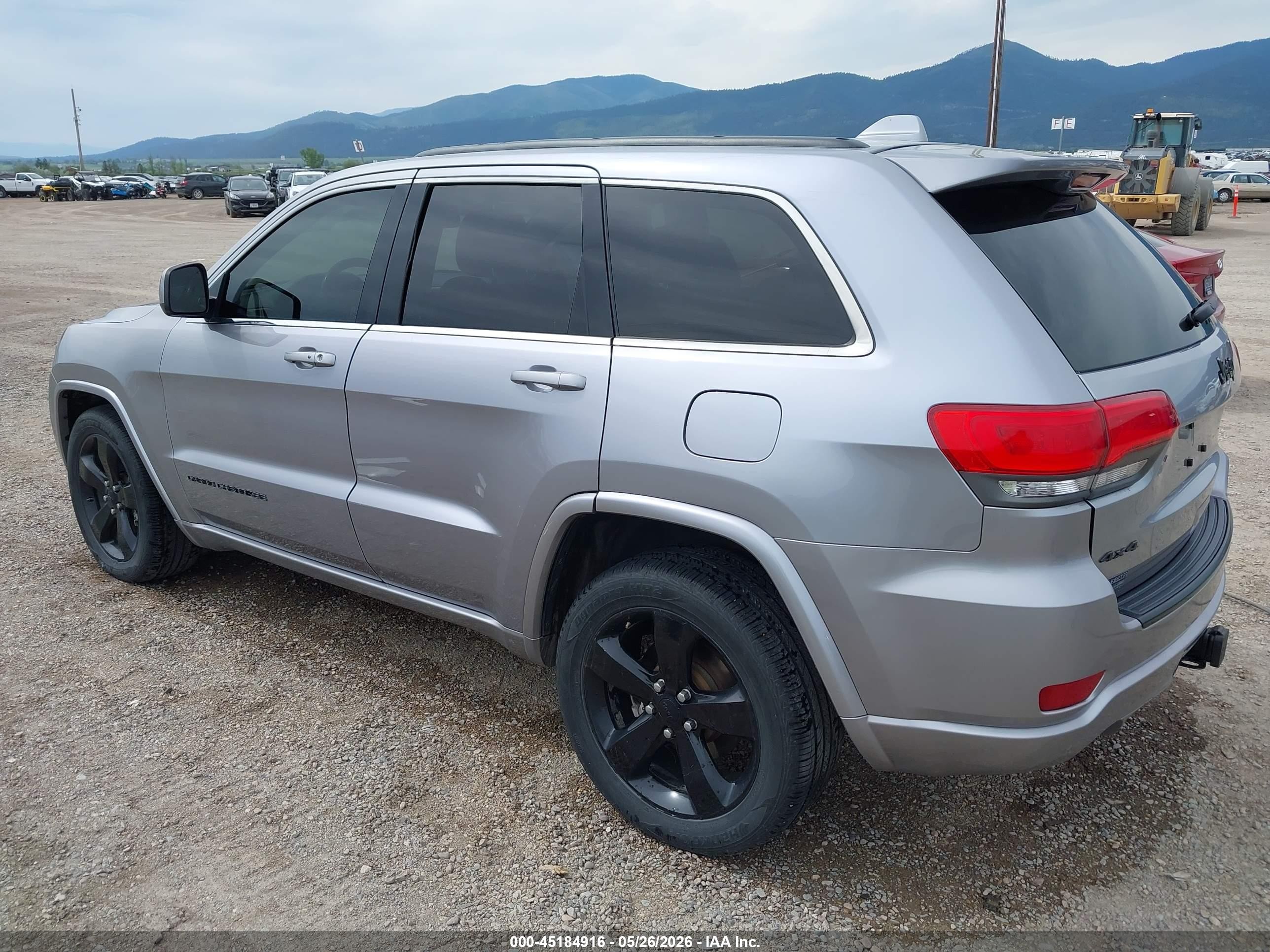 2014 Jeep Grand Cherokee Altitude Silver vin: 1C4RJFAG1EC478856