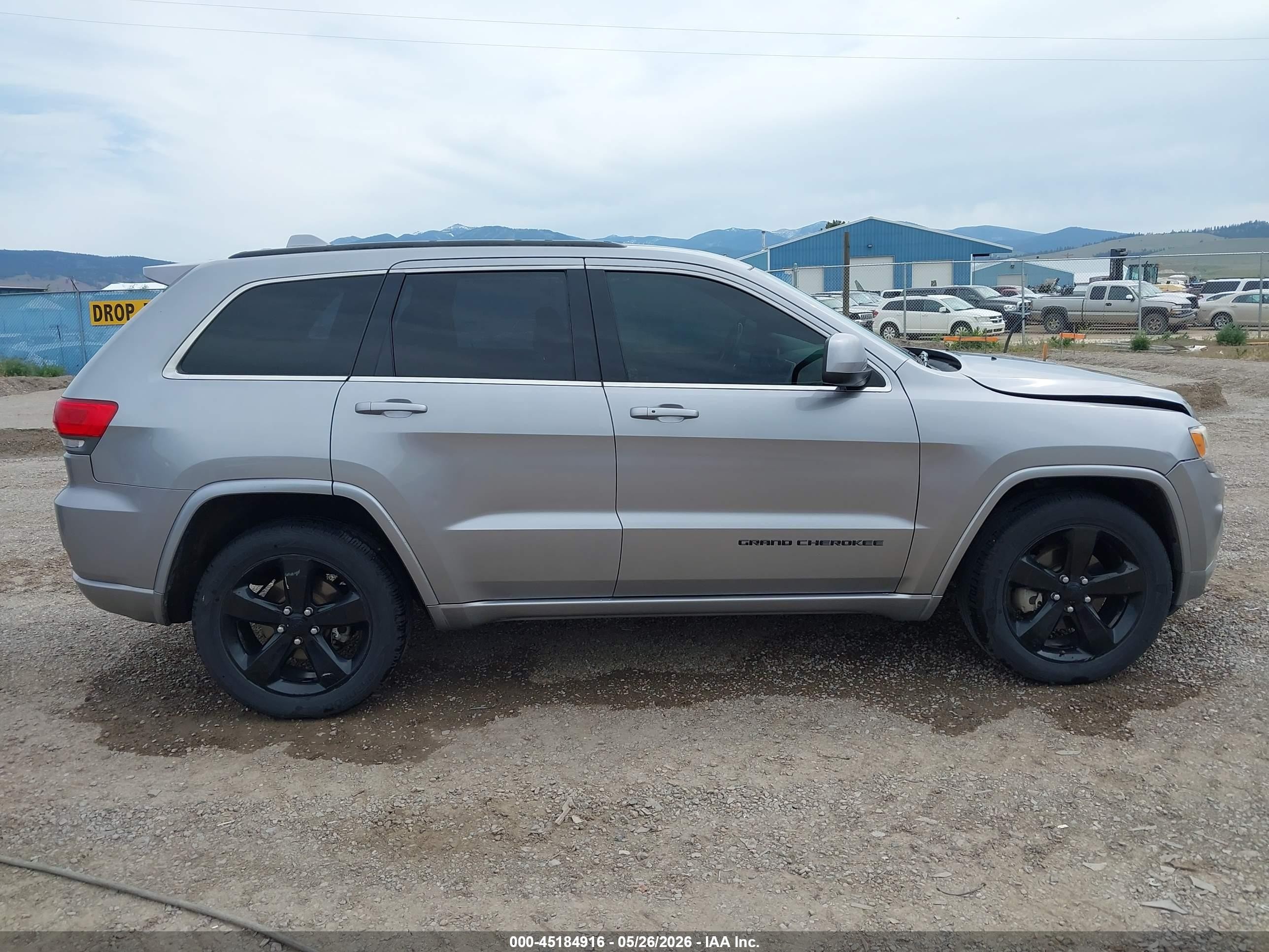 2014 Jeep Grand Cherokee Altitude Silver vin: 1C4RJFAG1EC478856