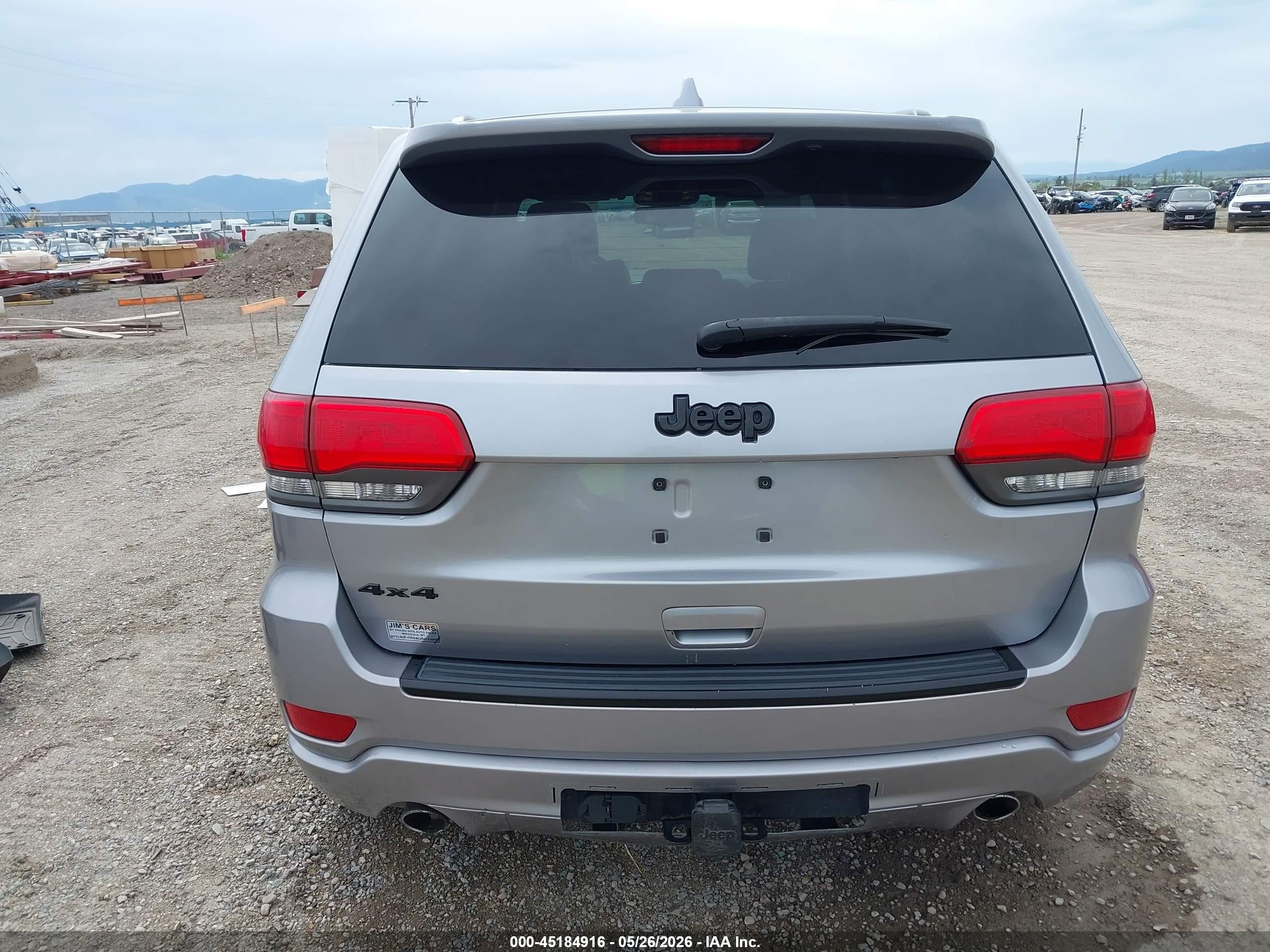 2014 Jeep Grand Cherokee Altitude Silver vin: 1C4RJFAG1EC478856