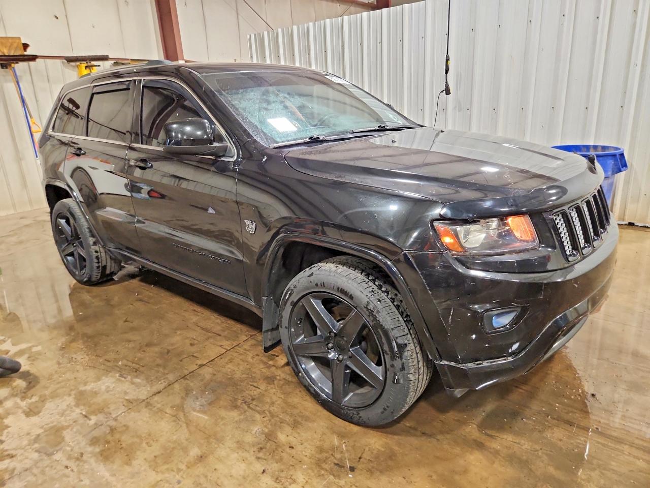 2014 Jeep Grand Cherokee Laredo Black vin: 1C4RJFAG1EC521088
