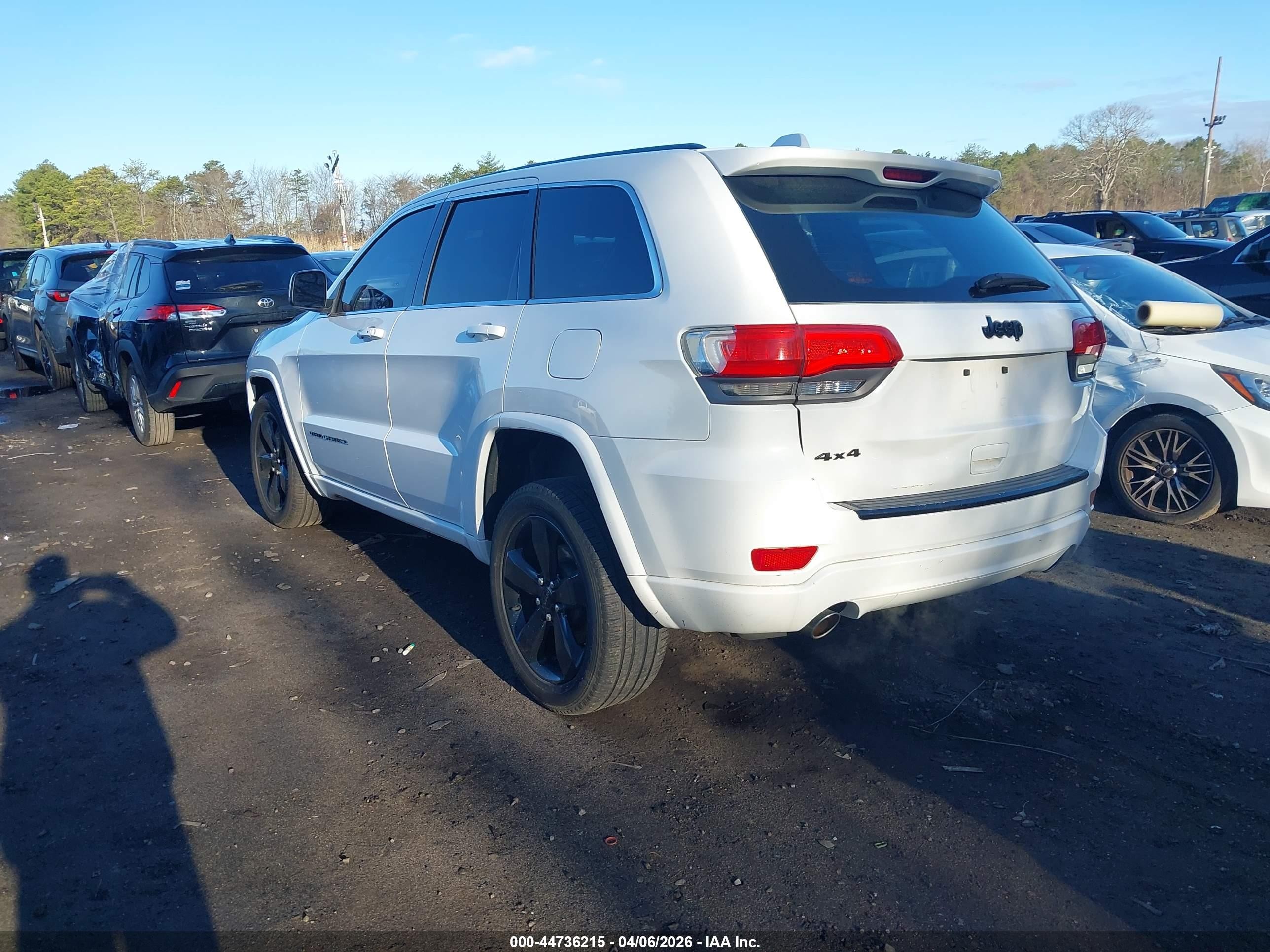 2014 Jeep Grand Cherokee Altitude White vin: 1C4RJFAG1EC527327