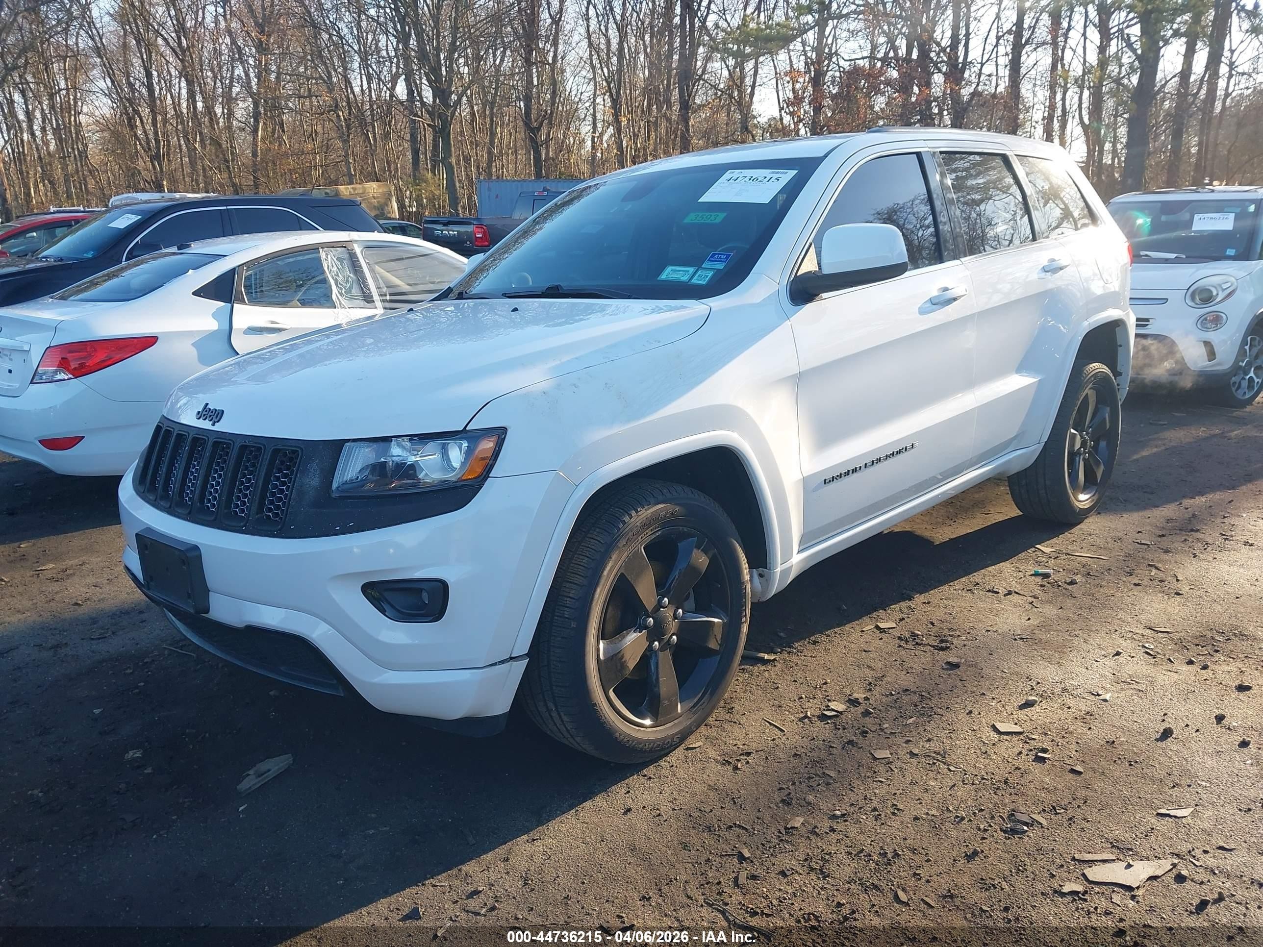 2014 Jeep Grand Cherokee Altitude White vin: 1C4RJFAG1EC527327