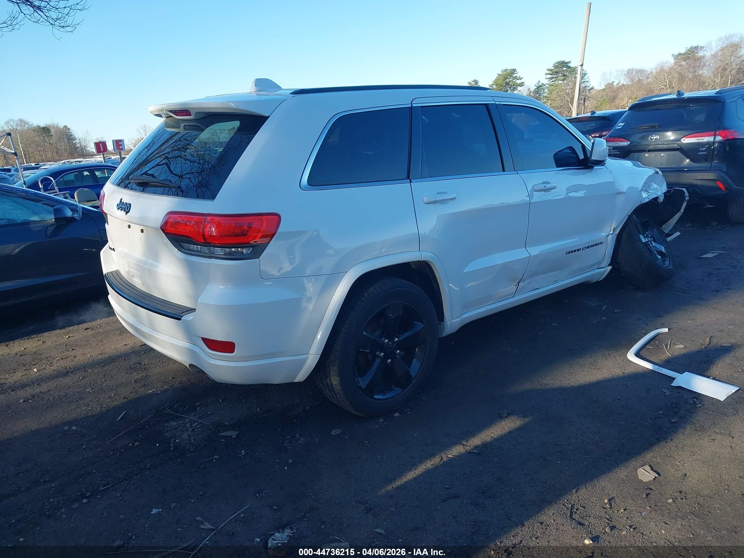 2014 Jeep Grand Cherokee Altitude White vin: 1C4RJFAG1EC527327