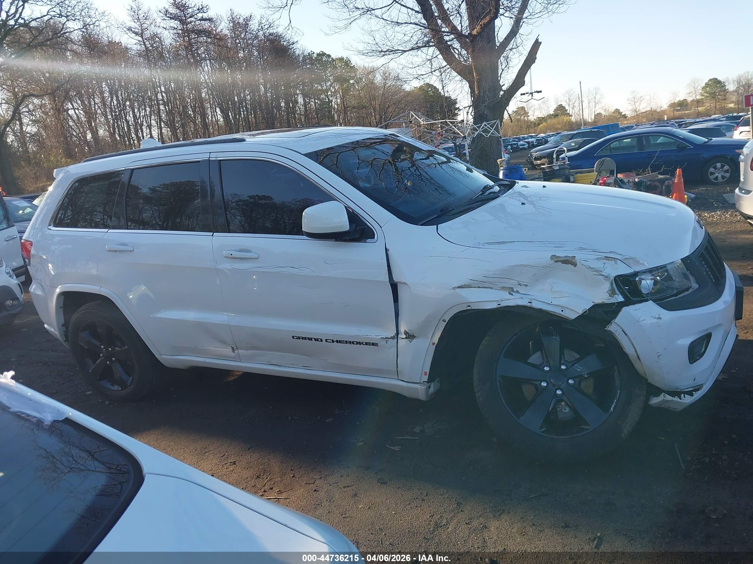 2014 Jeep Grand Cherokee Altitude White vin: 1C4RJFAG1EC527327