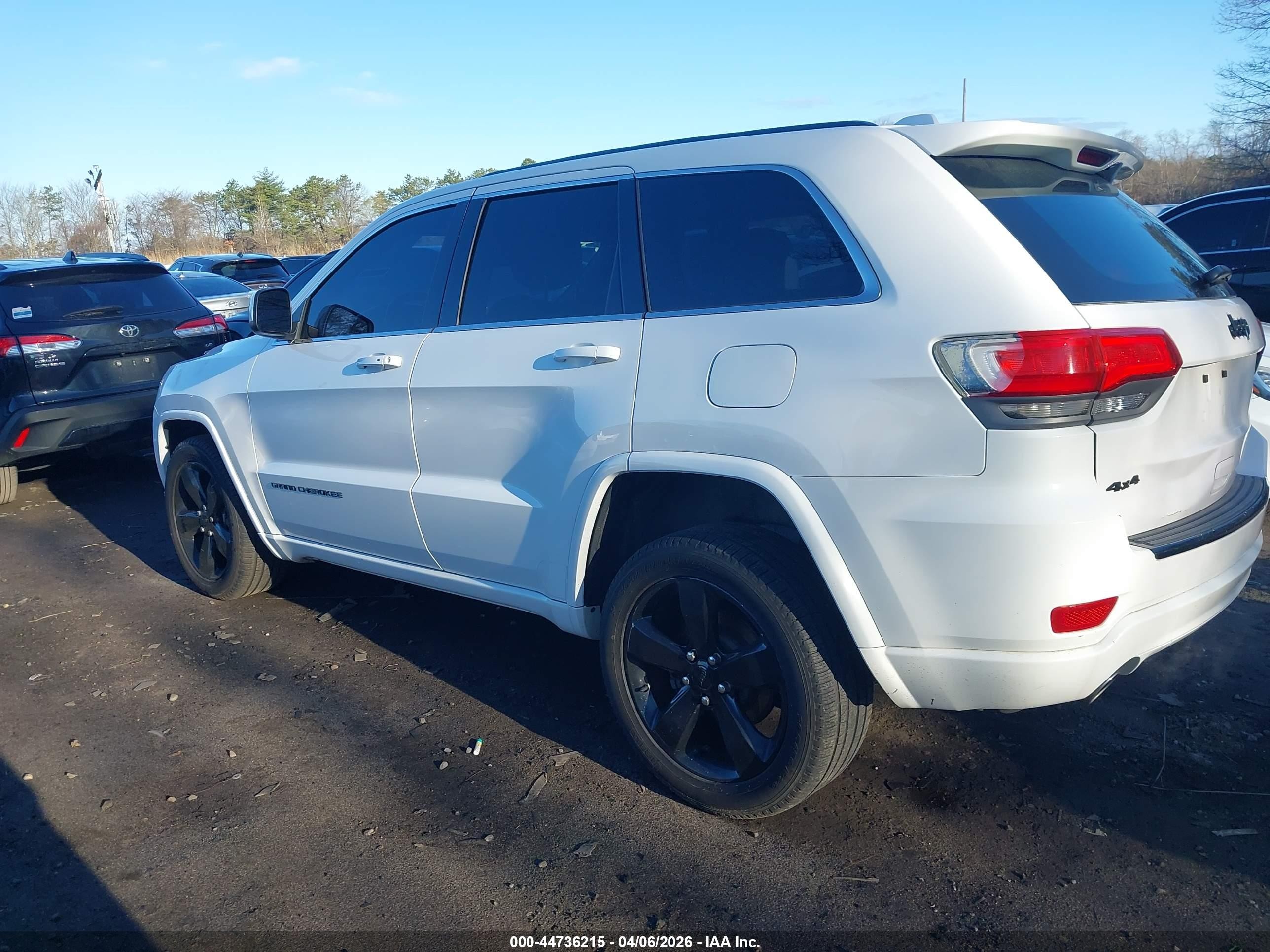 2014 Jeep Grand Cherokee Altitude White vin: 1C4RJFAG1EC527327