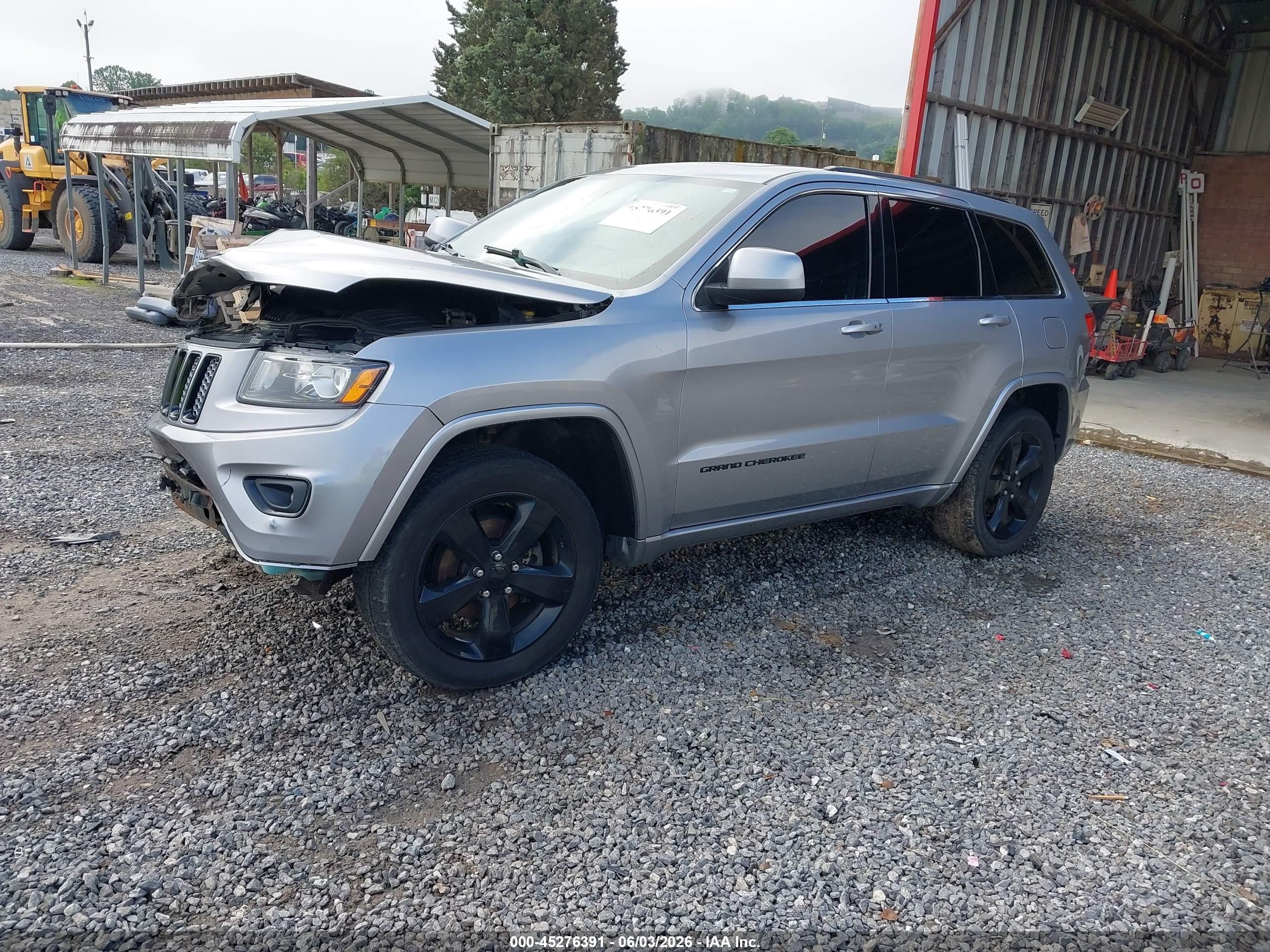 2014 Jeep Grand Cherokee Altitude Silver vin: 1C4RJFAG1EC549389