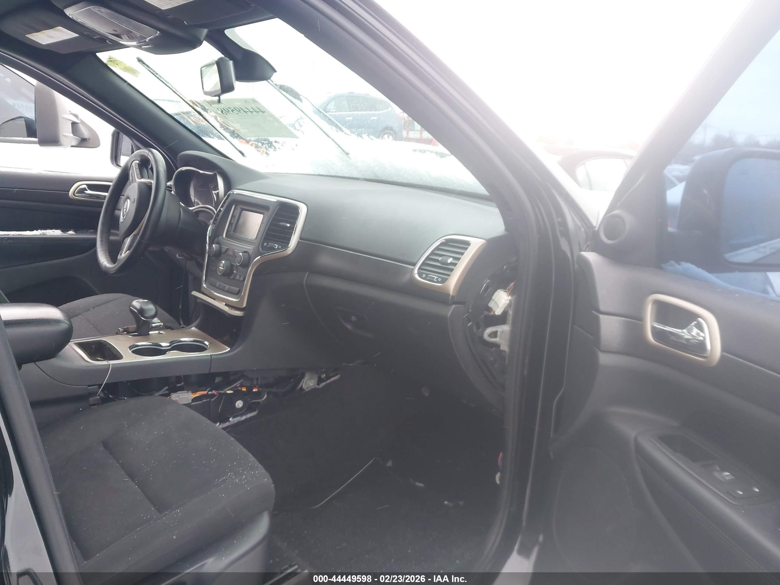2015 Jeep Grand Cherokee Laredo Black vin: 1C4RJFAG1FC129469