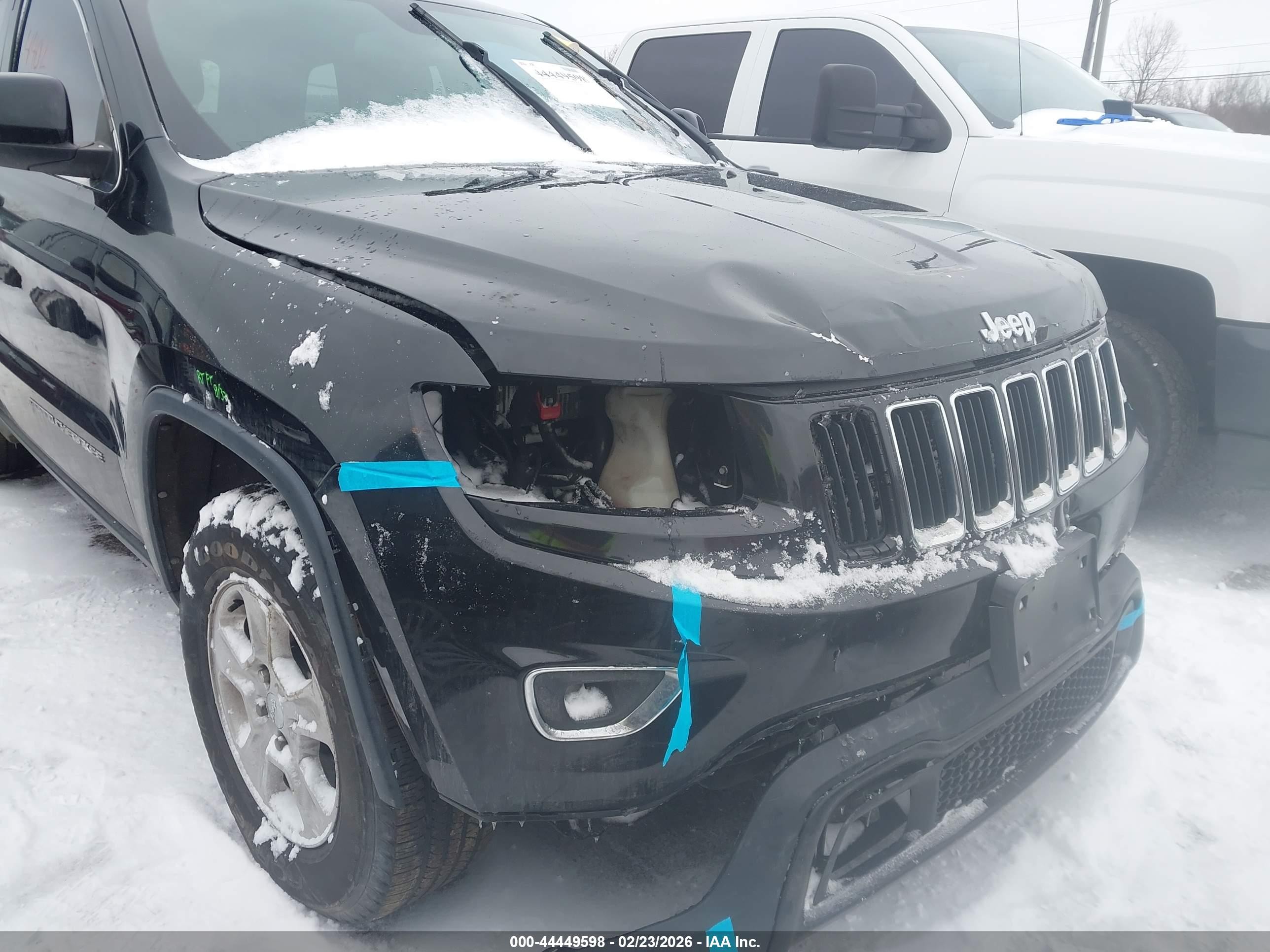 2015 Jeep Grand Cherokee Laredo Black vin: 1C4RJFAG1FC129469