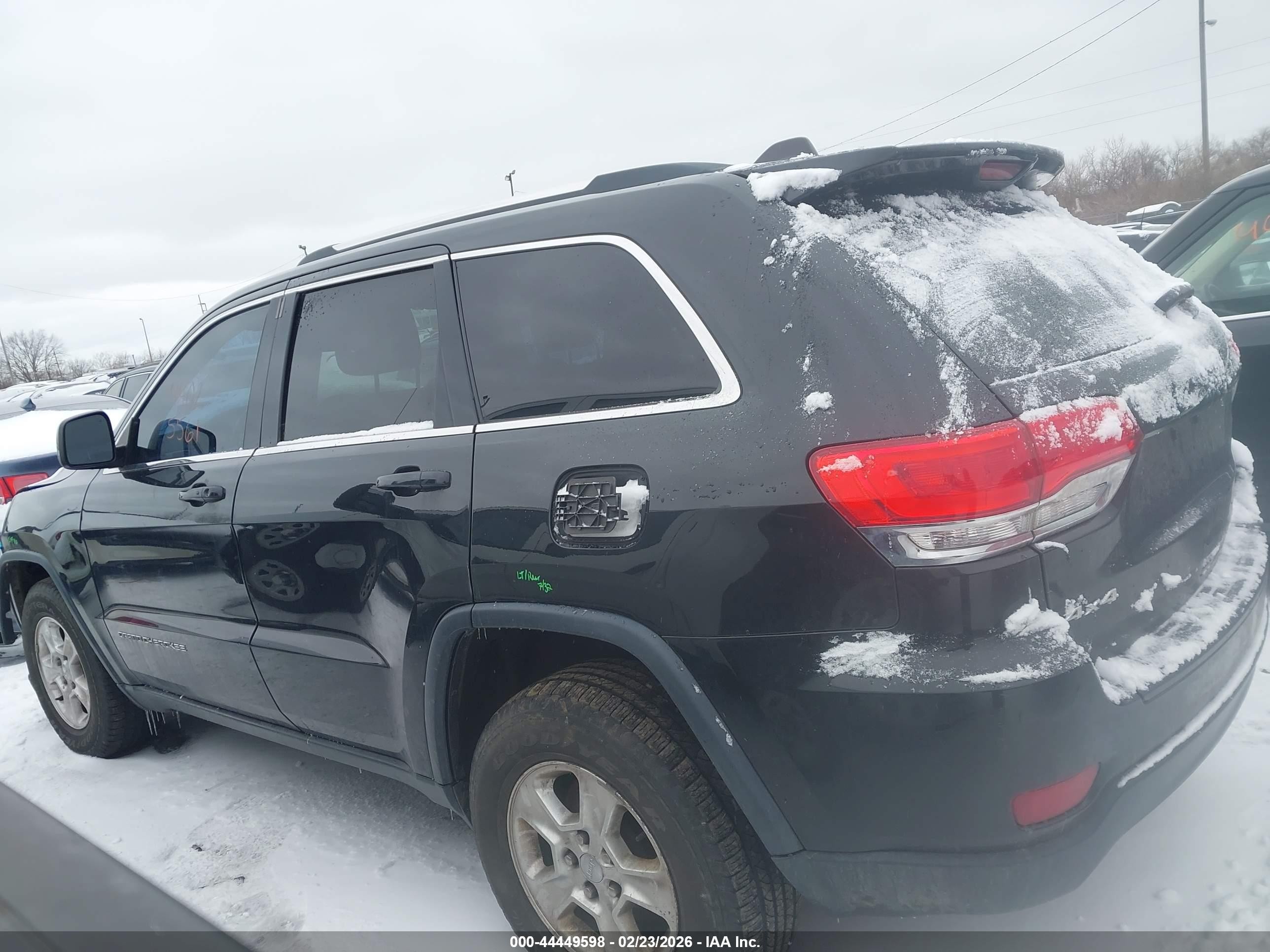 2015 Jeep Grand Cherokee Laredo Black vin: 1C4RJFAG1FC129469
