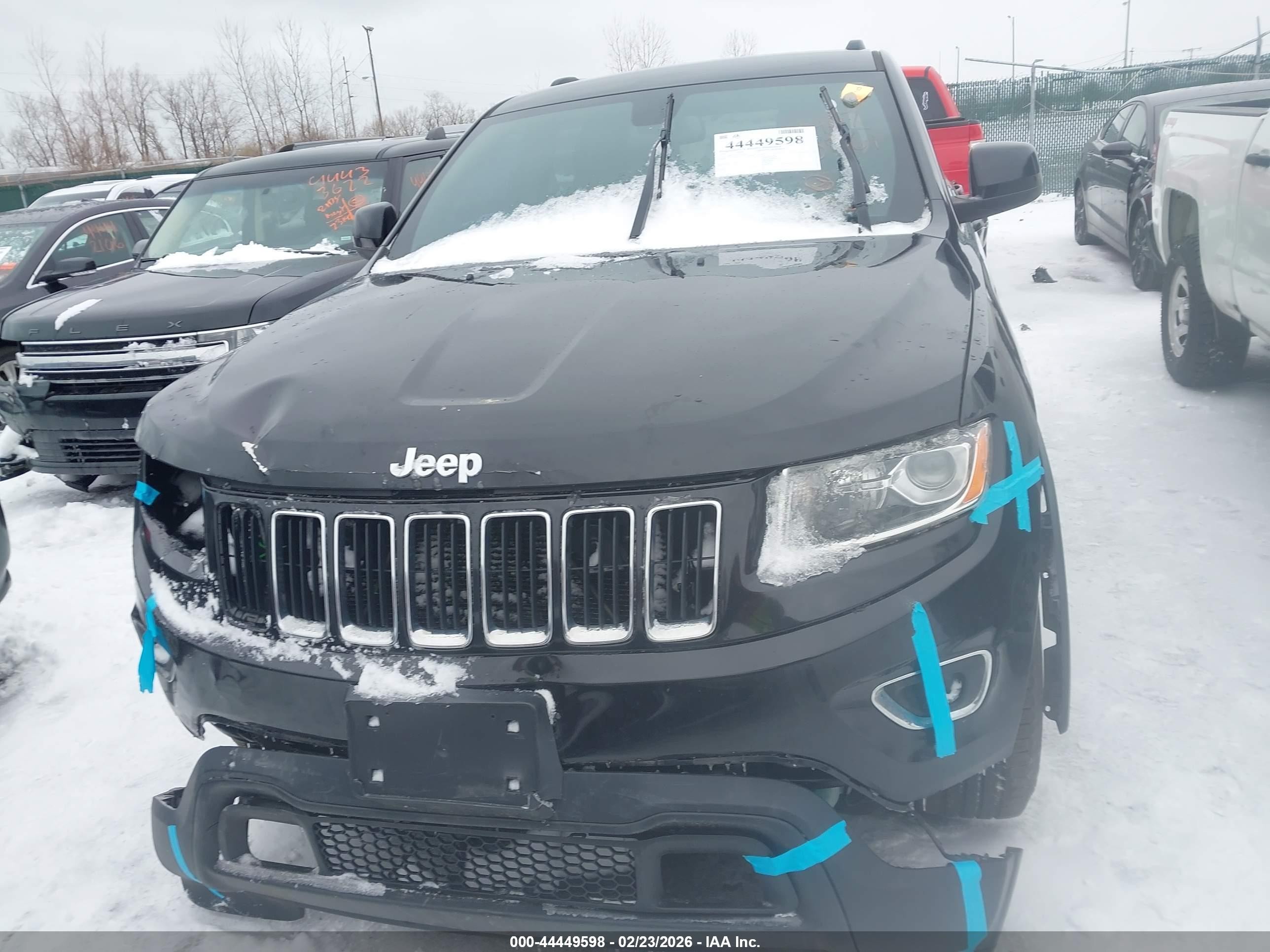 2015 Jeep Grand Cherokee Laredo Black vin: 1C4RJFAG1FC129469
