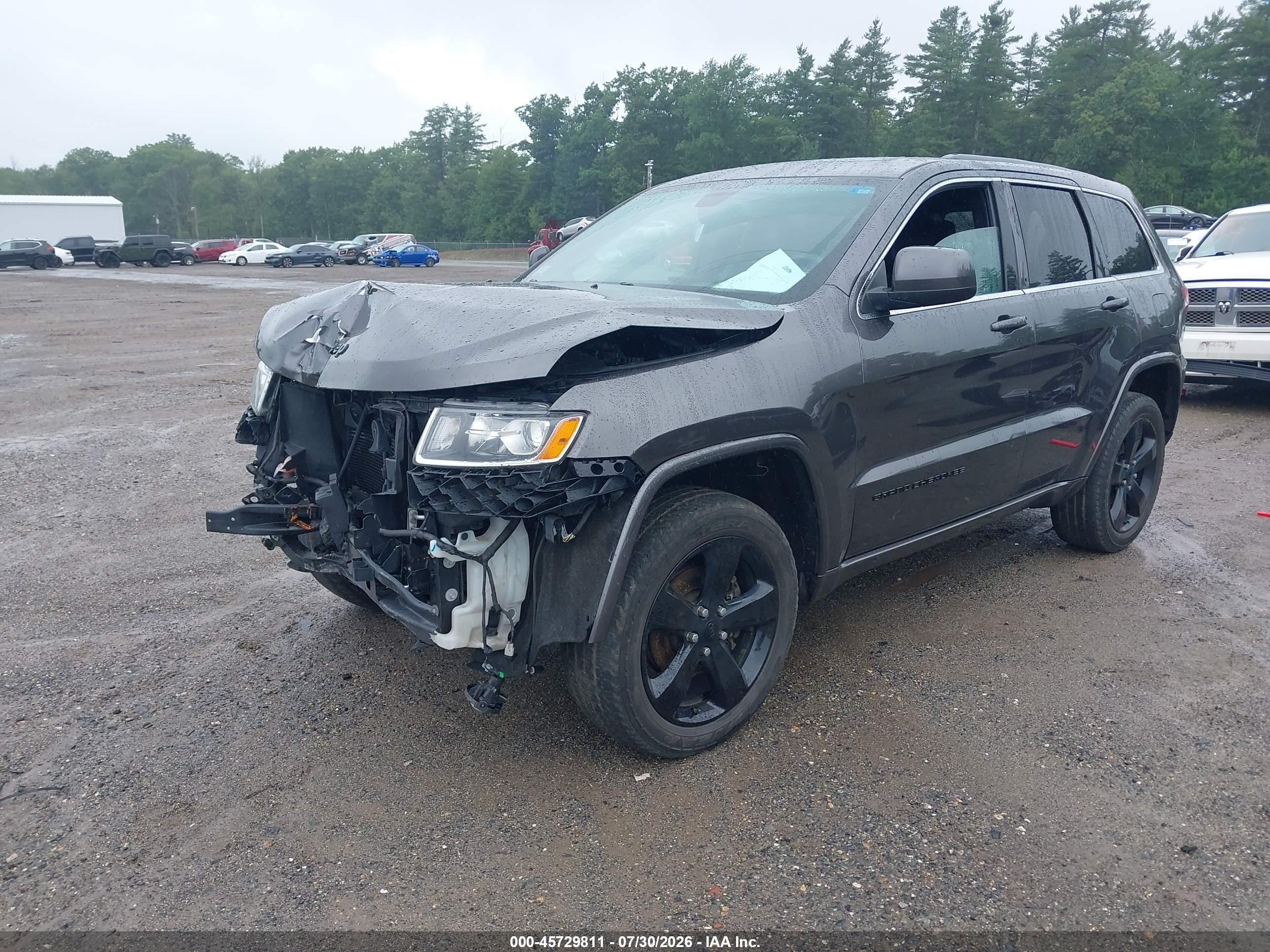 2015 Jeep Grand Cherokee Altitude Gray vin: 1C4RJFAG1FC150256