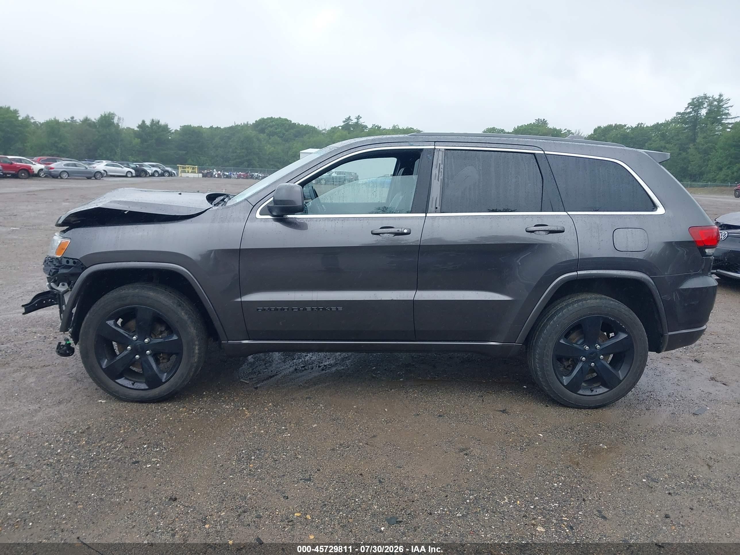 2015 Jeep Grand Cherokee Altitude Gray vin: 1C4RJFAG1FC150256