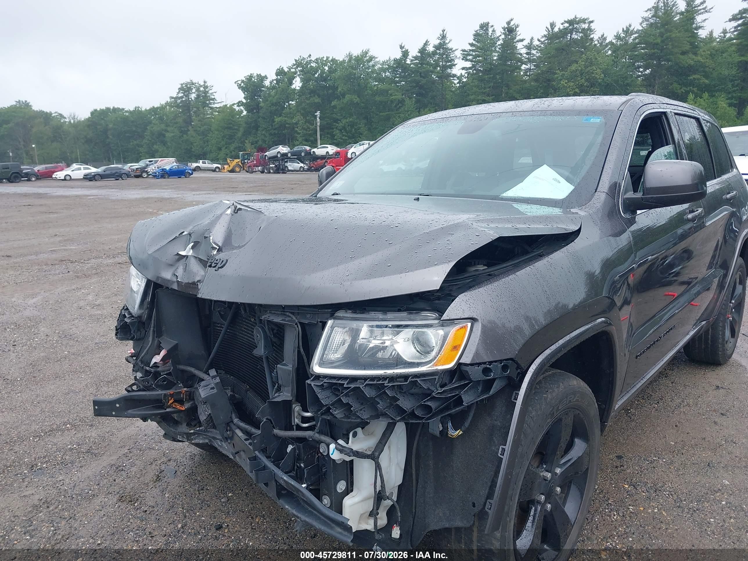 2015 Jeep Grand Cherokee Altitude Gray vin: 1C4RJFAG1FC150256