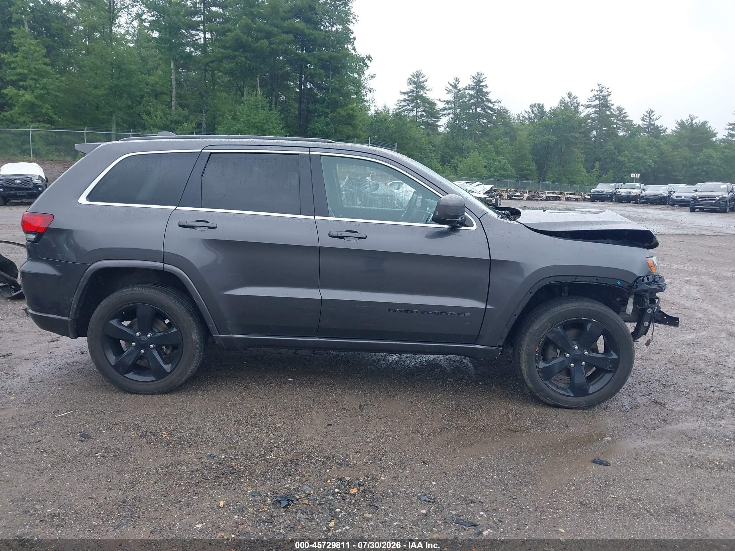 2015 Jeep Grand Cherokee Altitude Gray vin: 1C4RJFAG1FC150256
