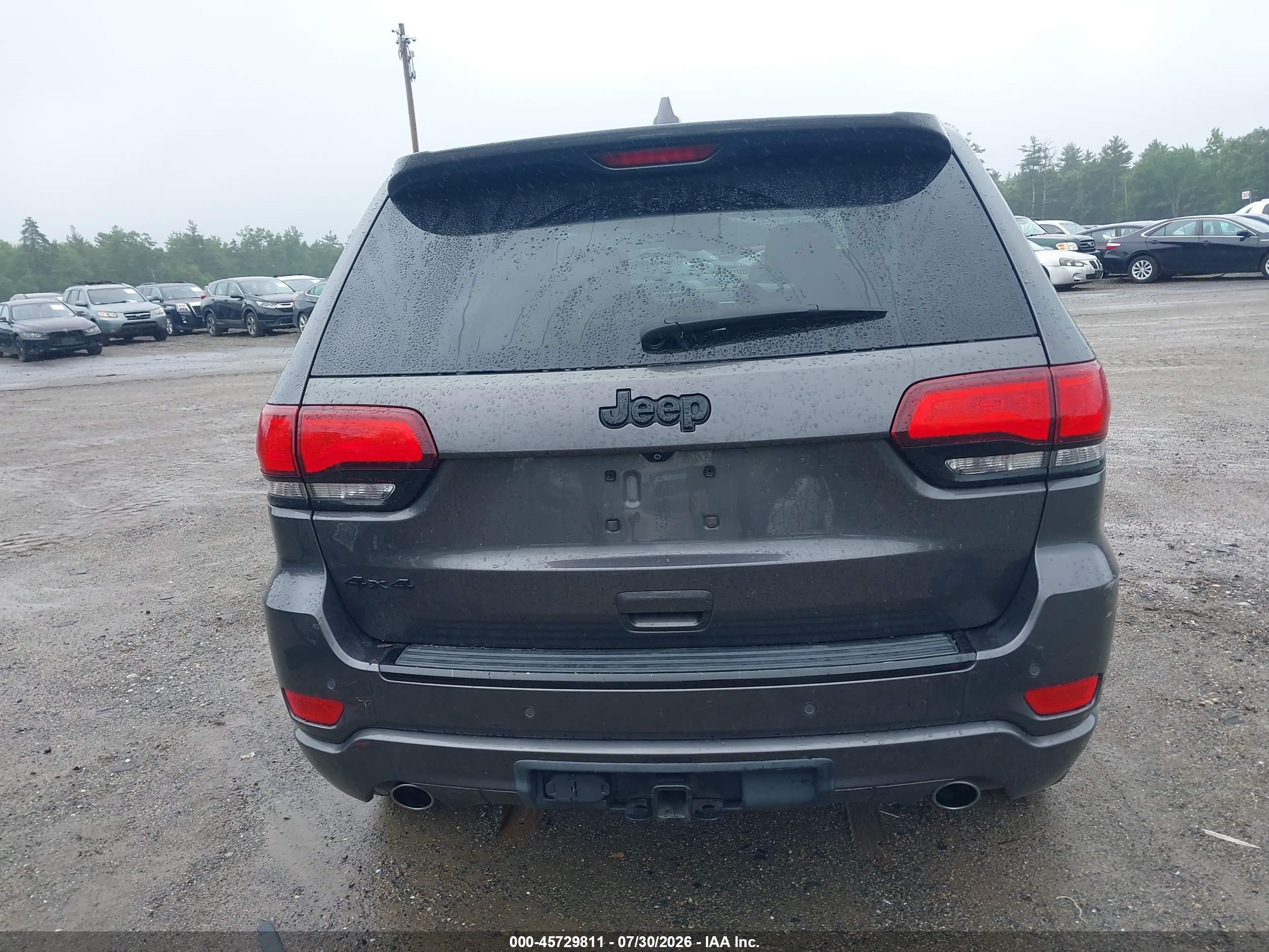 2015 Jeep Grand Cherokee Altitude Gray vin: 1C4RJFAG1FC150256