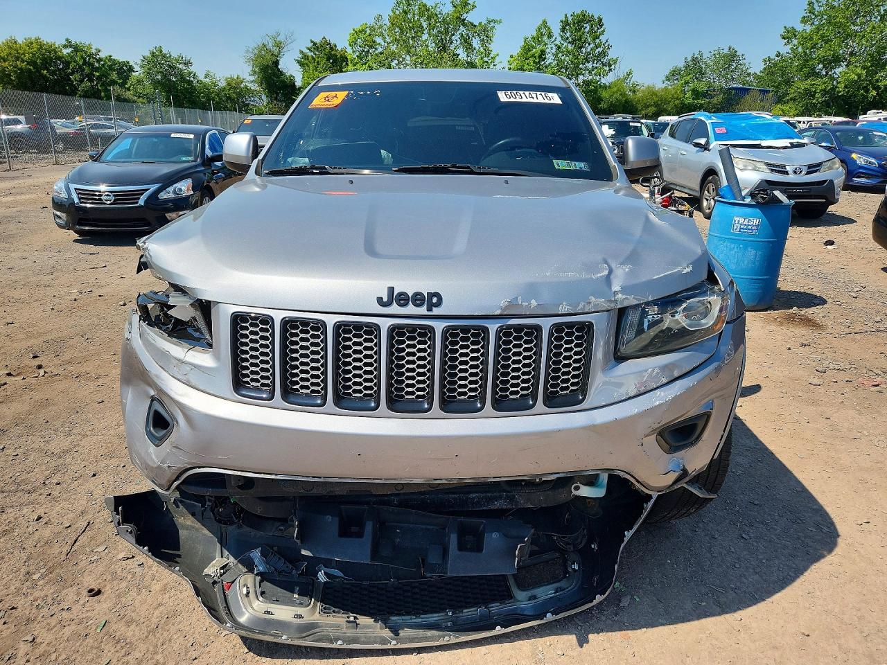2015 Jeep Grand Cherokee Laredo Silver vin: 1C4RJFAG1FC206115