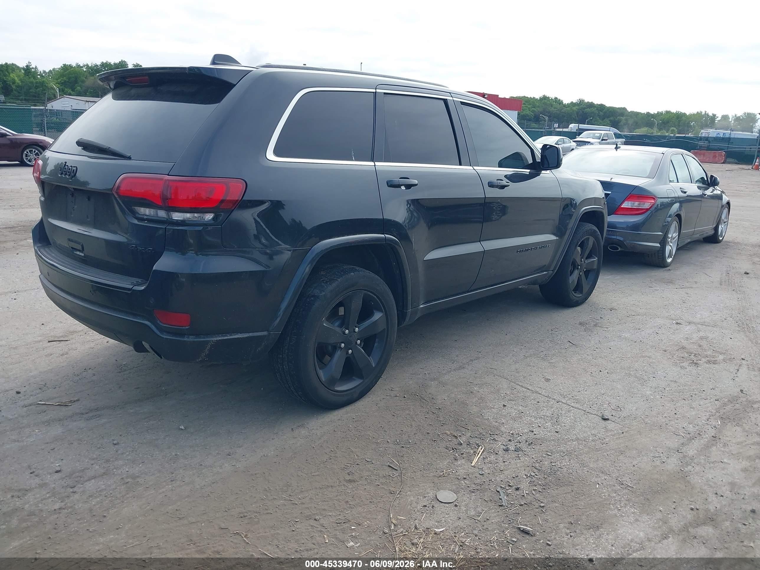2015 Jeep Grand Cherokee Altitude Black vin: 1C4RJFAG1FC211072