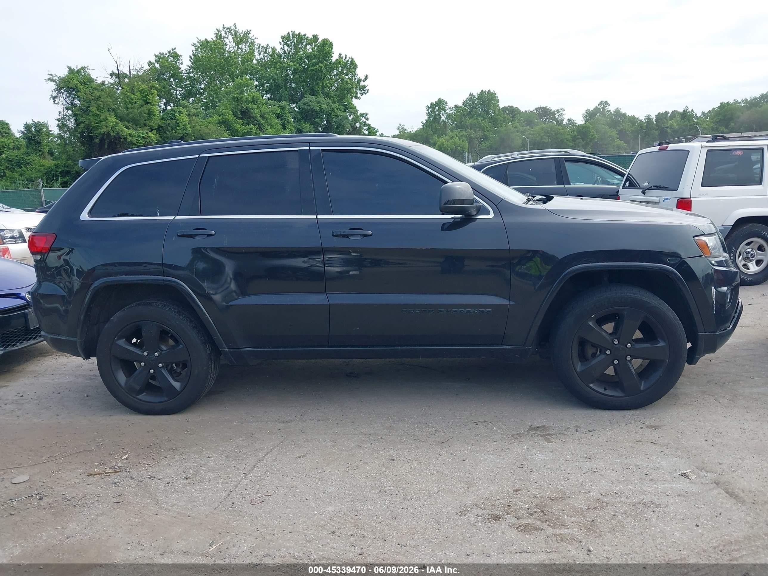 2015 Jeep Grand Cherokee Altitude Black vin: 1C4RJFAG1FC211072