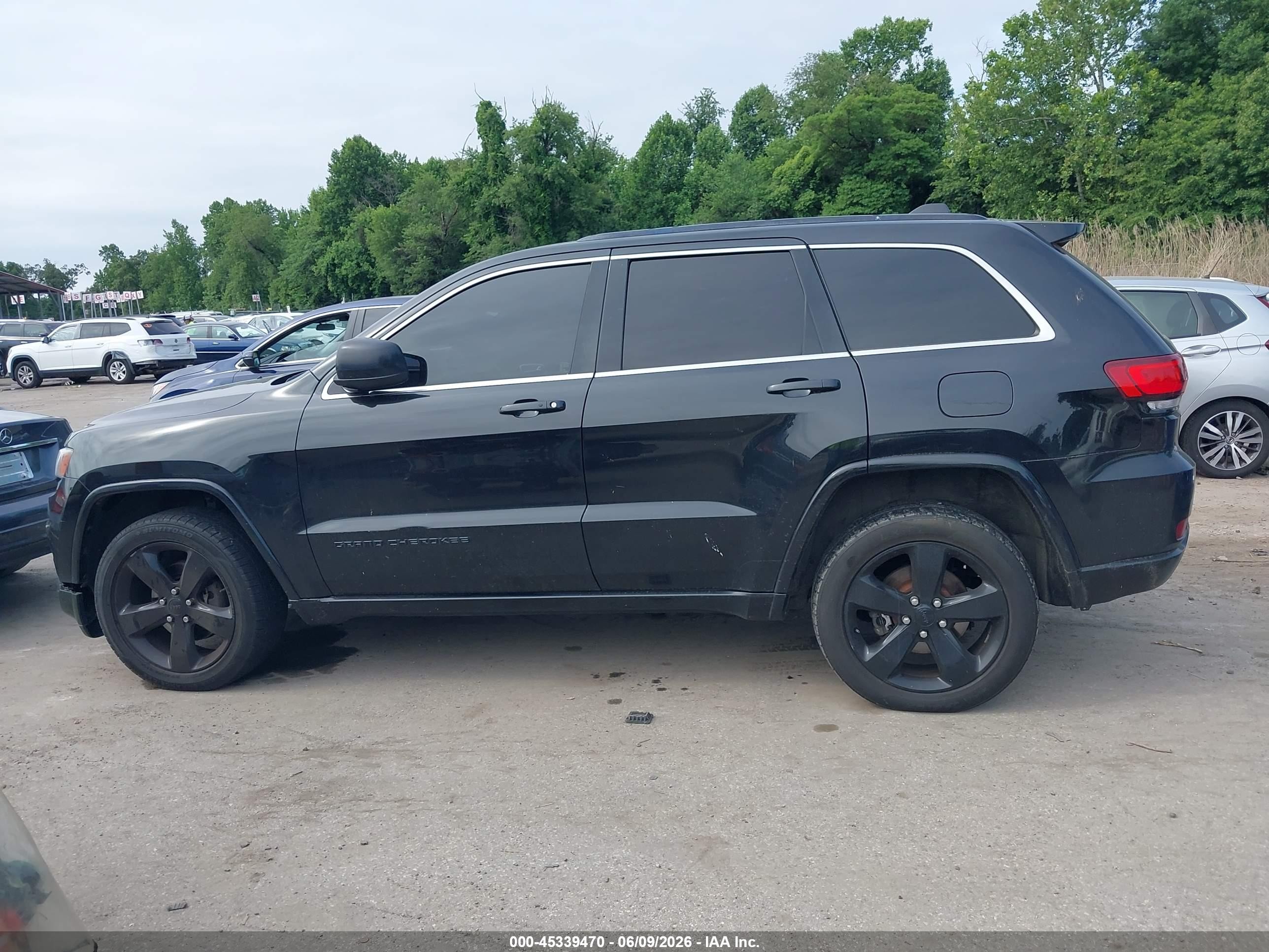 2015 Jeep Grand Cherokee Altitude Black vin: 1C4RJFAG1FC211072