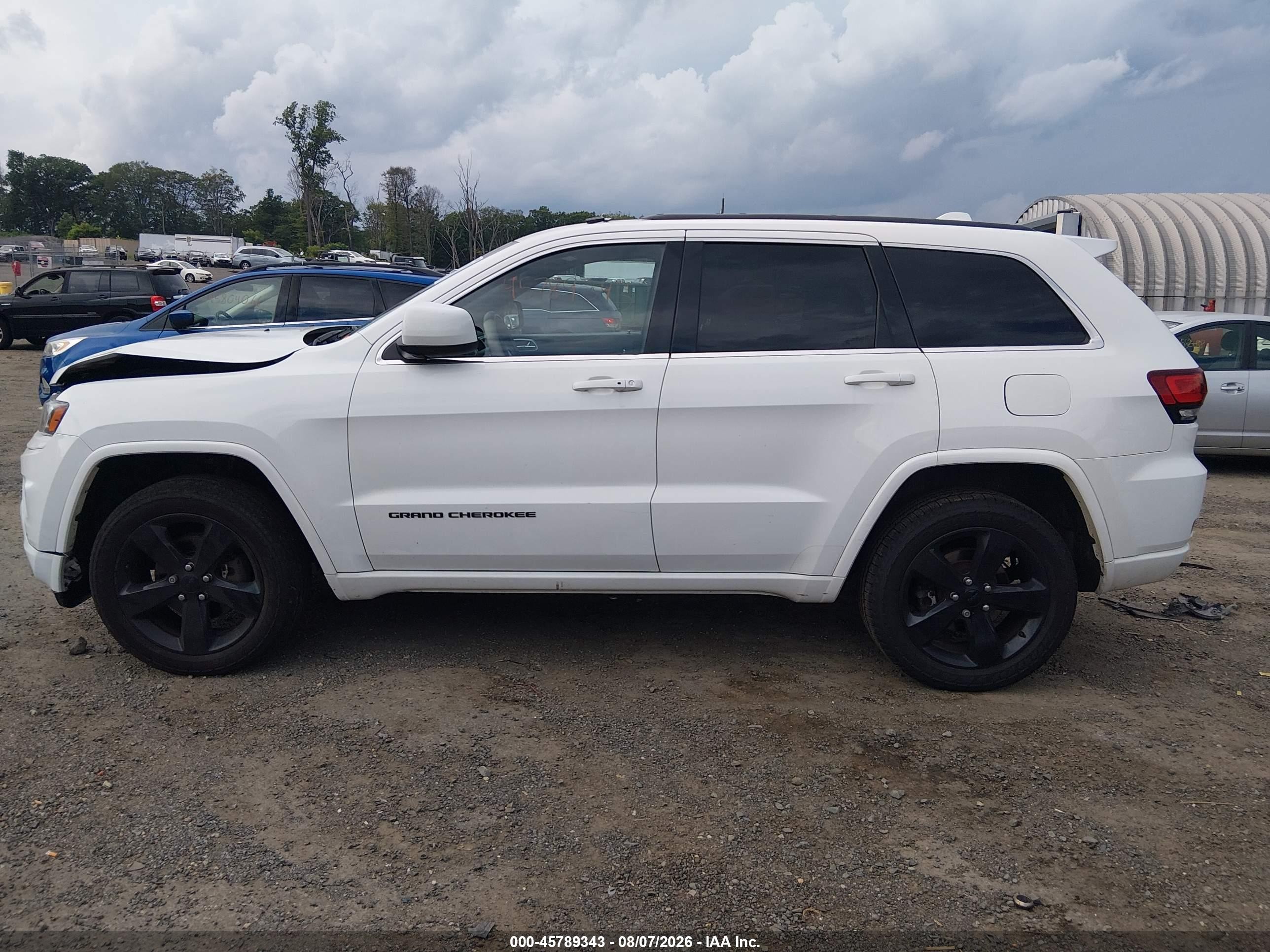 2015 Jeep Grand Cherokee Altitude White vin: 1C4RJFAG1FC226333