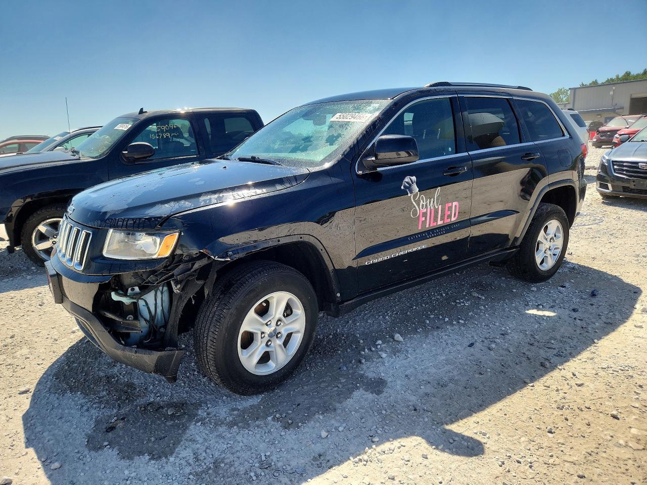 2015 Jeep Grand Cherokee Laredo Black vin: 1C4RJFAG1FC234996