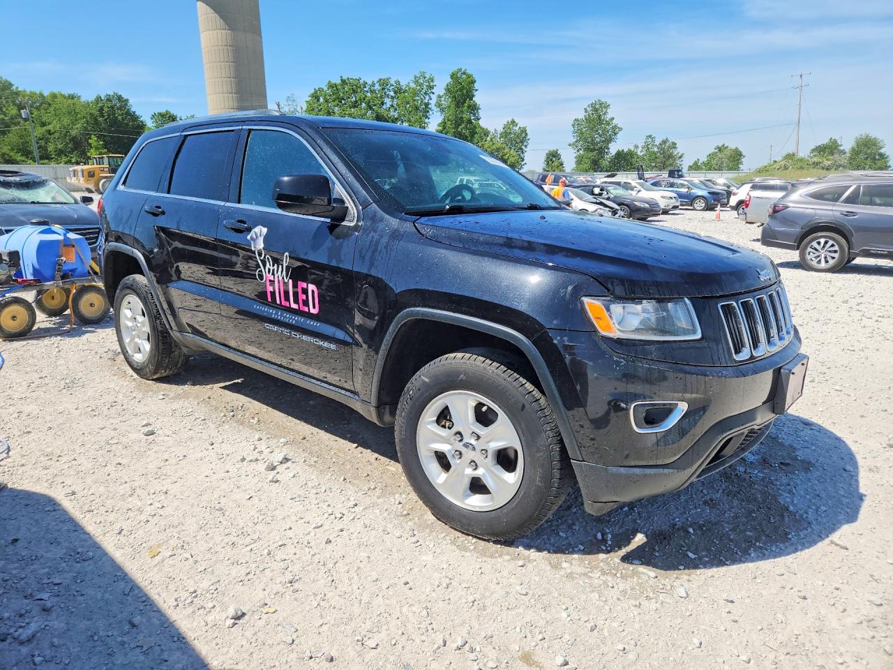 2015 Jeep Grand Cherokee Laredo Black vin: 1C4RJFAG1FC234996