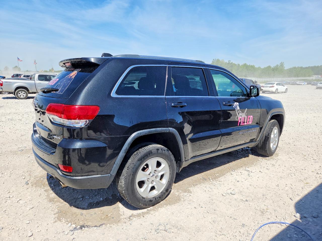 2015 Jeep Grand Cherokee Laredo Black vin: 1C4RJFAG1FC234996