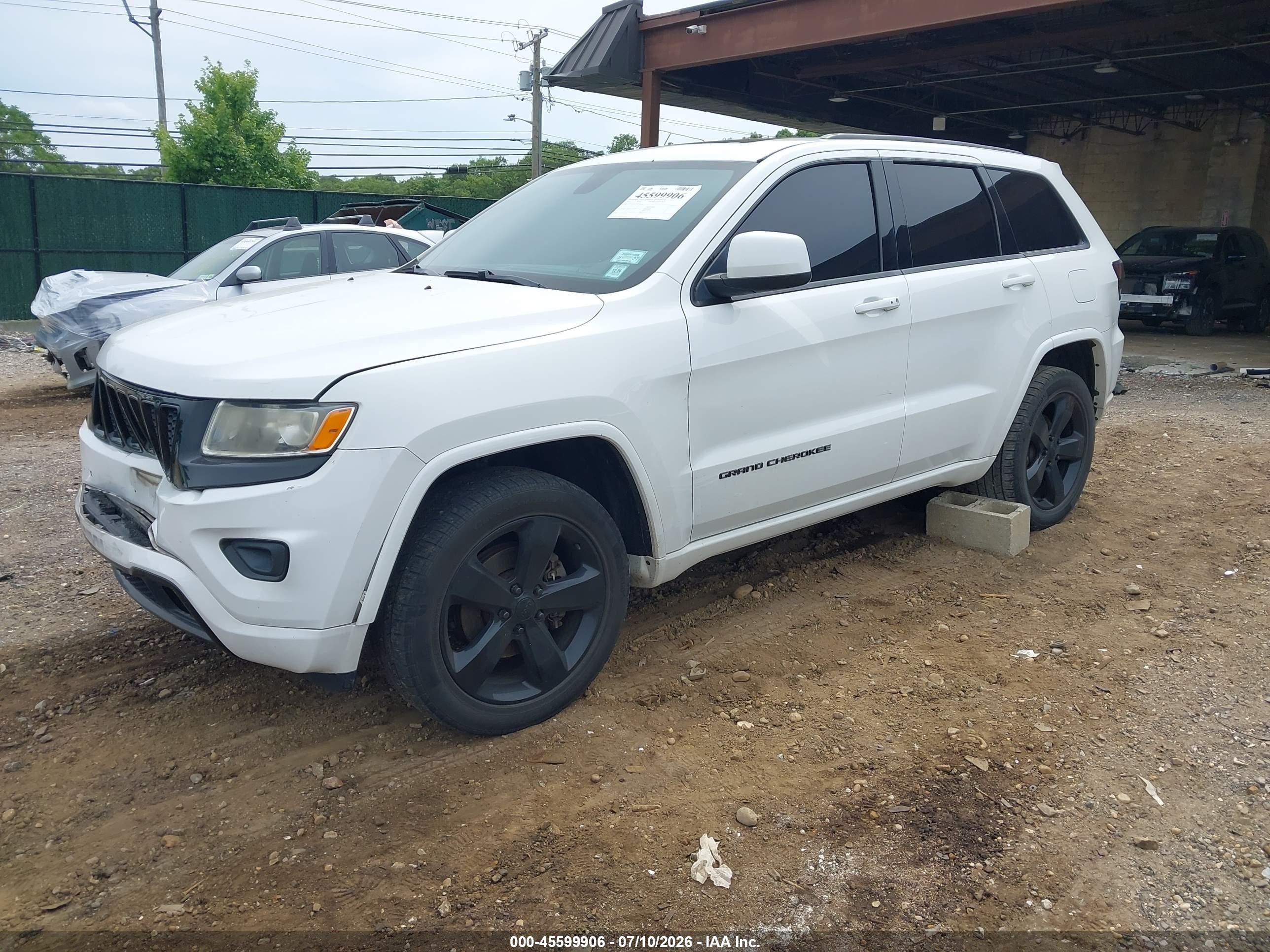 2015 Jeep Grand Cherokee Altitude White vin: 1C4RJFAG1FC674572