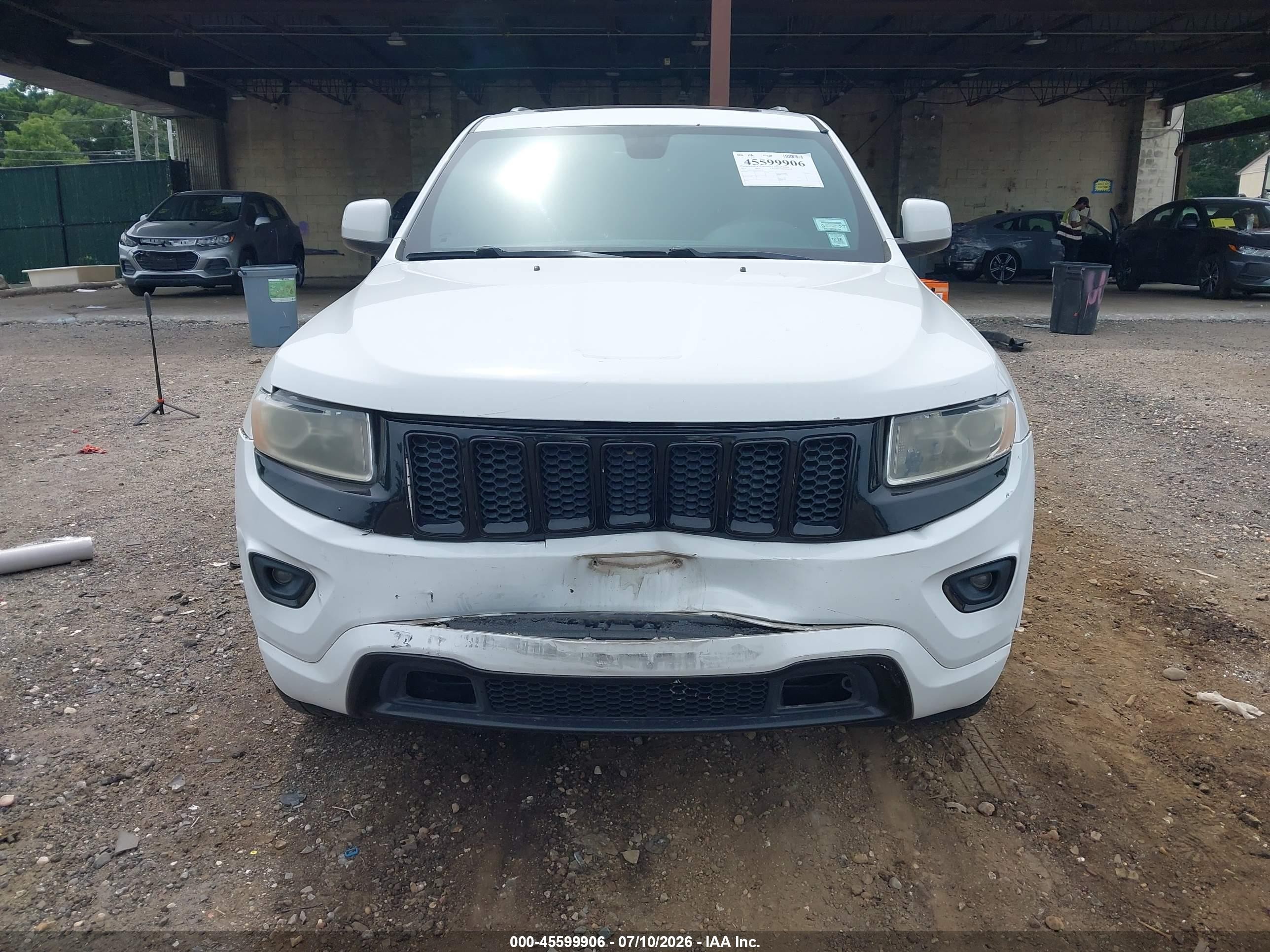 2015 Jeep Grand Cherokee Altitude White vin: 1C4RJFAG1FC674572