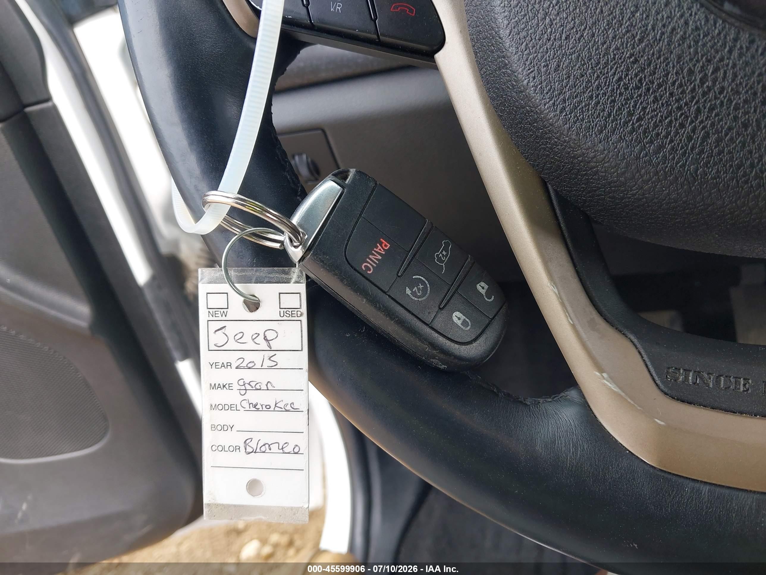 2015 Jeep Grand Cherokee Altitude White vin: 1C4RJFAG1FC674572