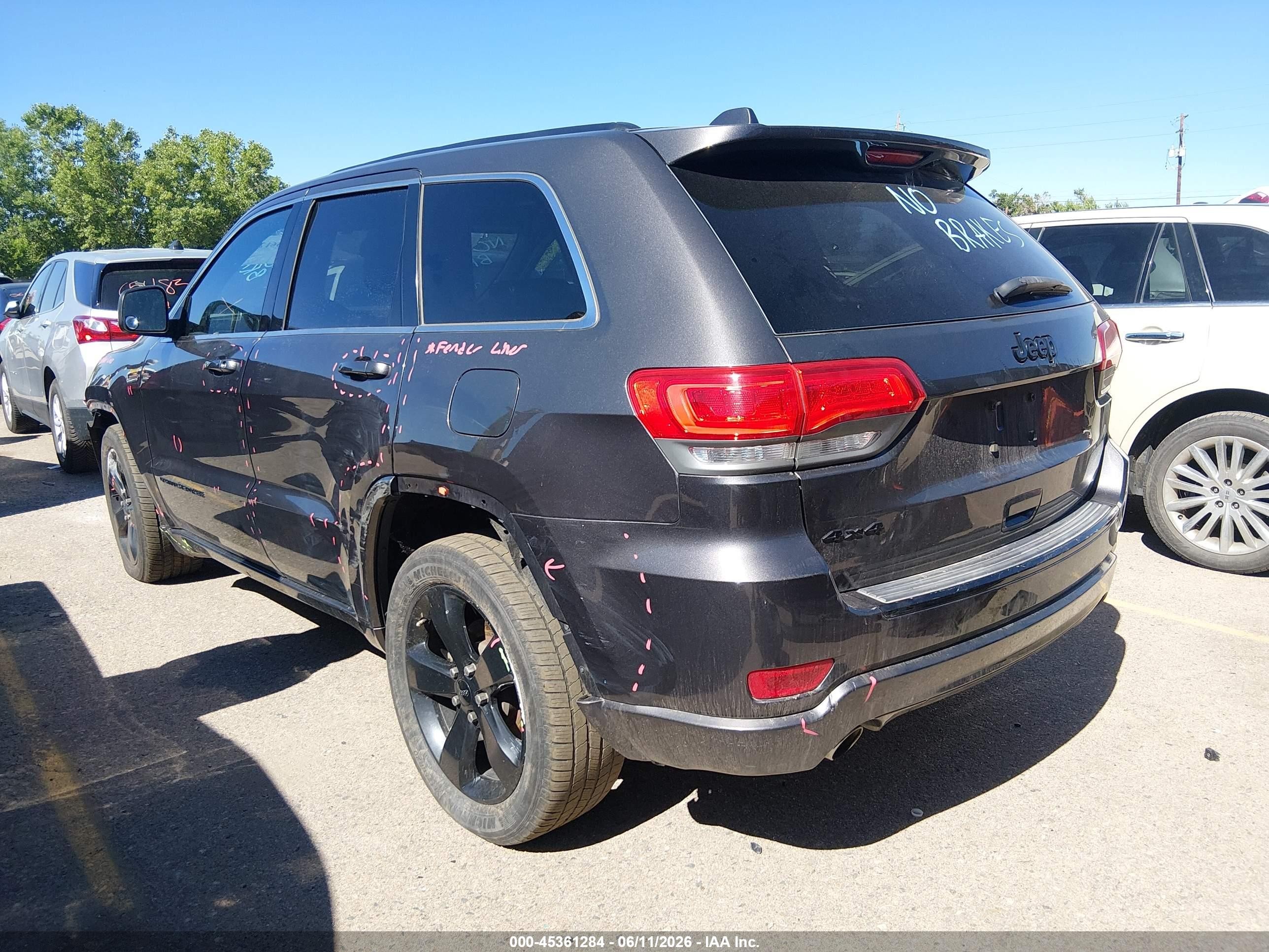 2015 Jeep Grand Cherokee Altitude Beige vin: 1C4RJFAG1FC776115