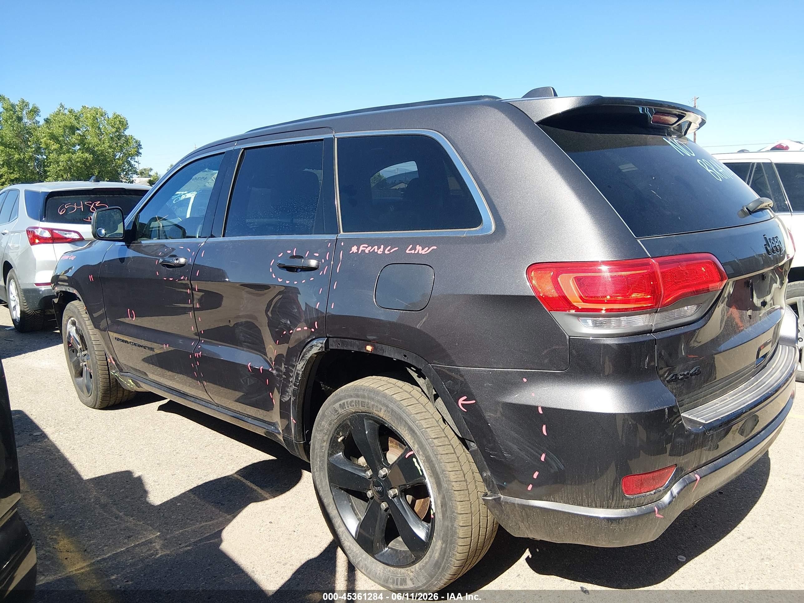 2015 Jeep Grand Cherokee Altitude Beige vin: 1C4RJFAG1FC776115