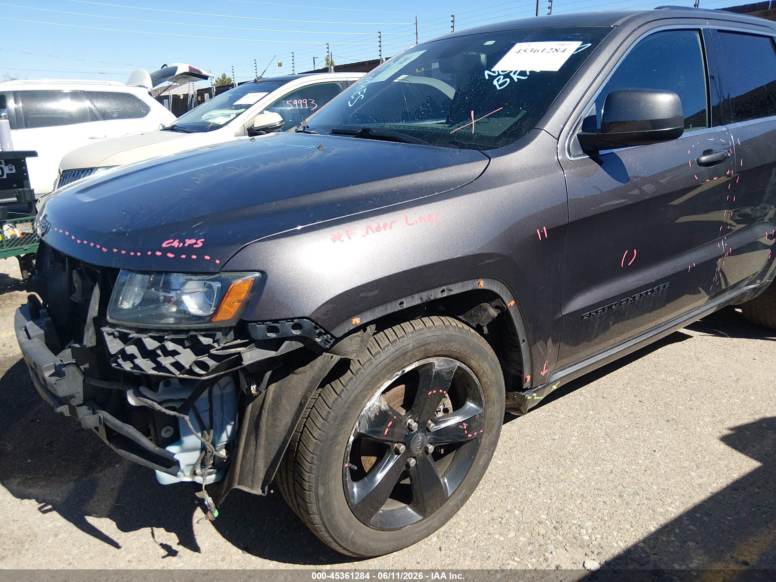2015 Jeep Grand Cherokee Altitude Beige vin: 1C4RJFAG1FC776115