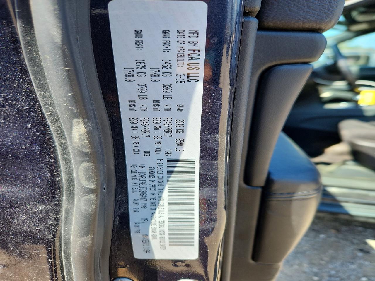 2015 Jeep Grand Cherokee Laredo Charcoal vin: 1C4RJFAG1FC806407