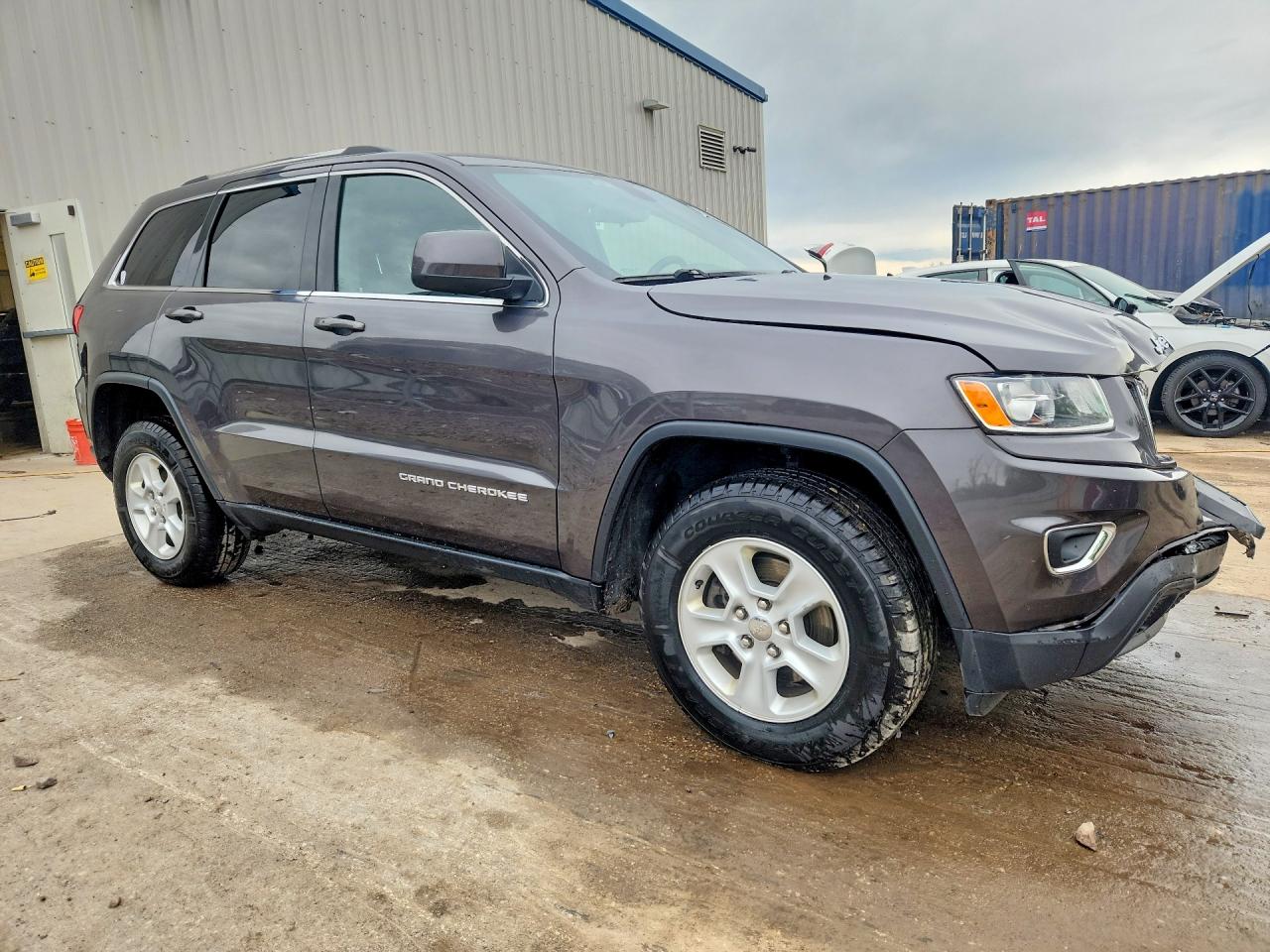 2015 Jeep Grand Cherokee Laredo Серый vin: 1C4RJFAG1FC845093